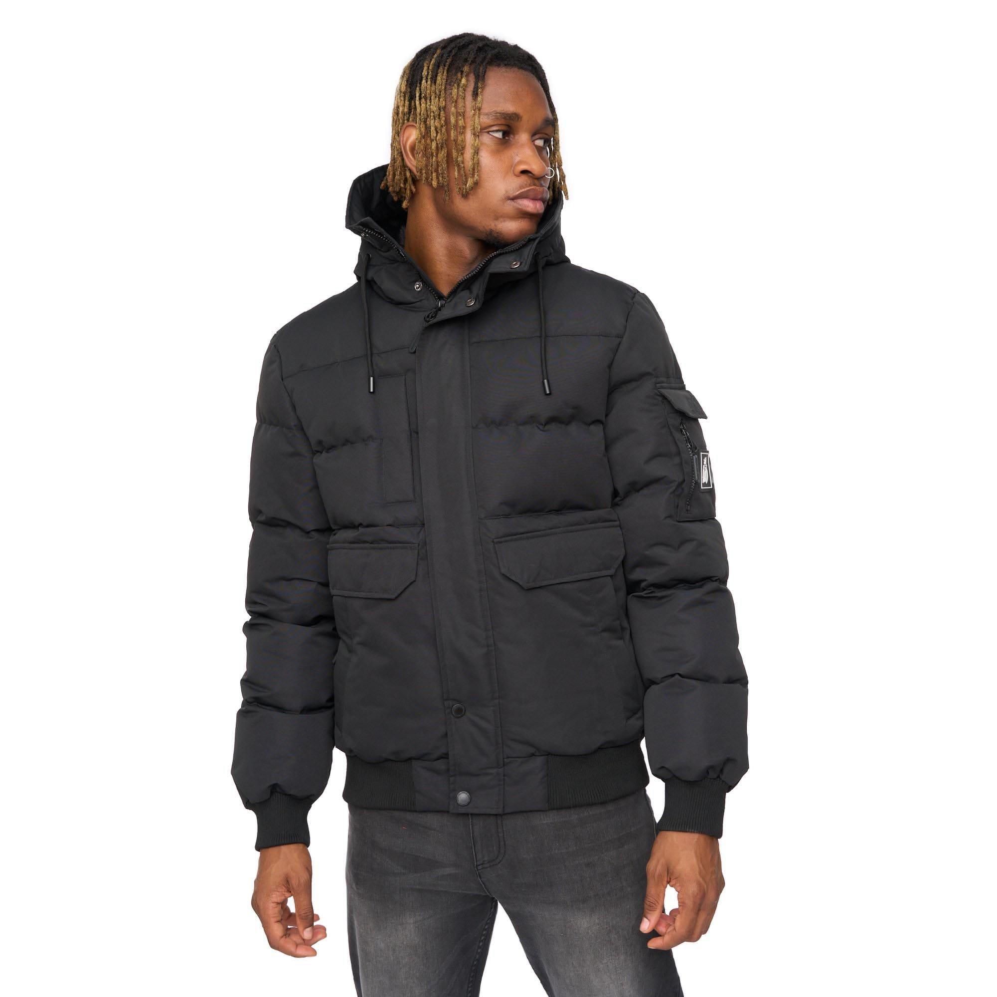 Kings Will Dream Men's Wakaday Bomber Jacket - Black - L