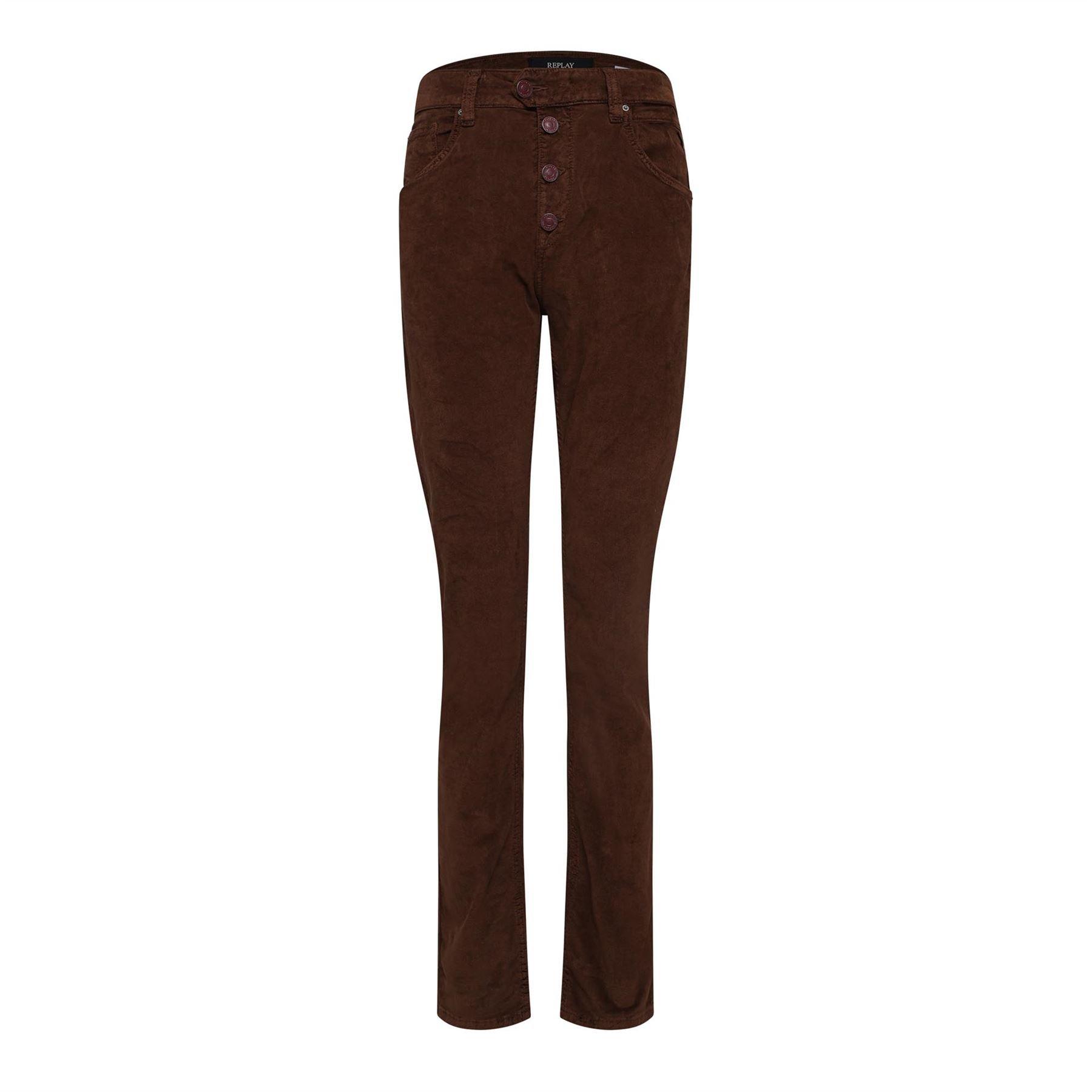 Replay Slim-Fit Jeans - Brown - Size 27S