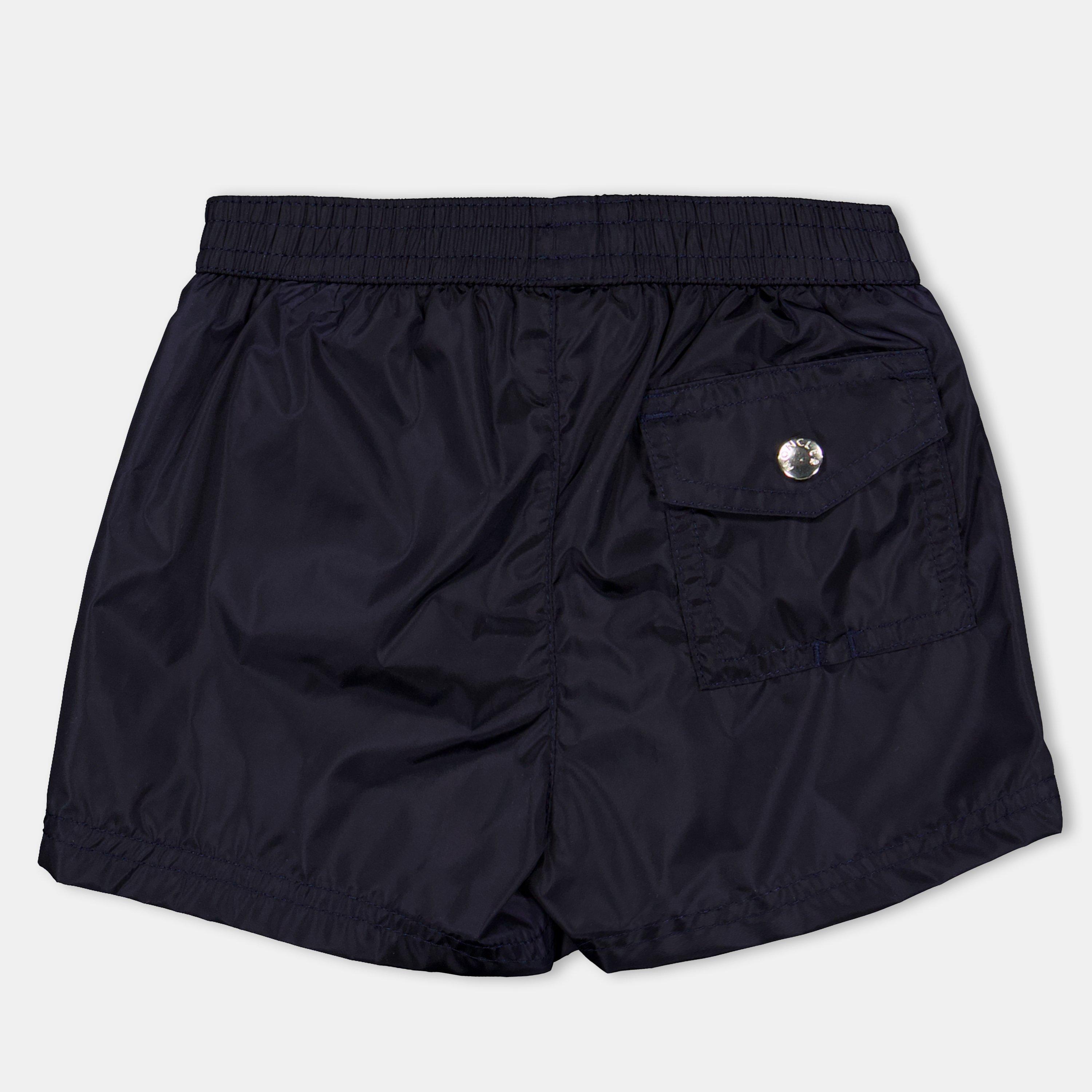Navy 742 - Moncler - Kids' Quick-Drying Swim Shorts - 2