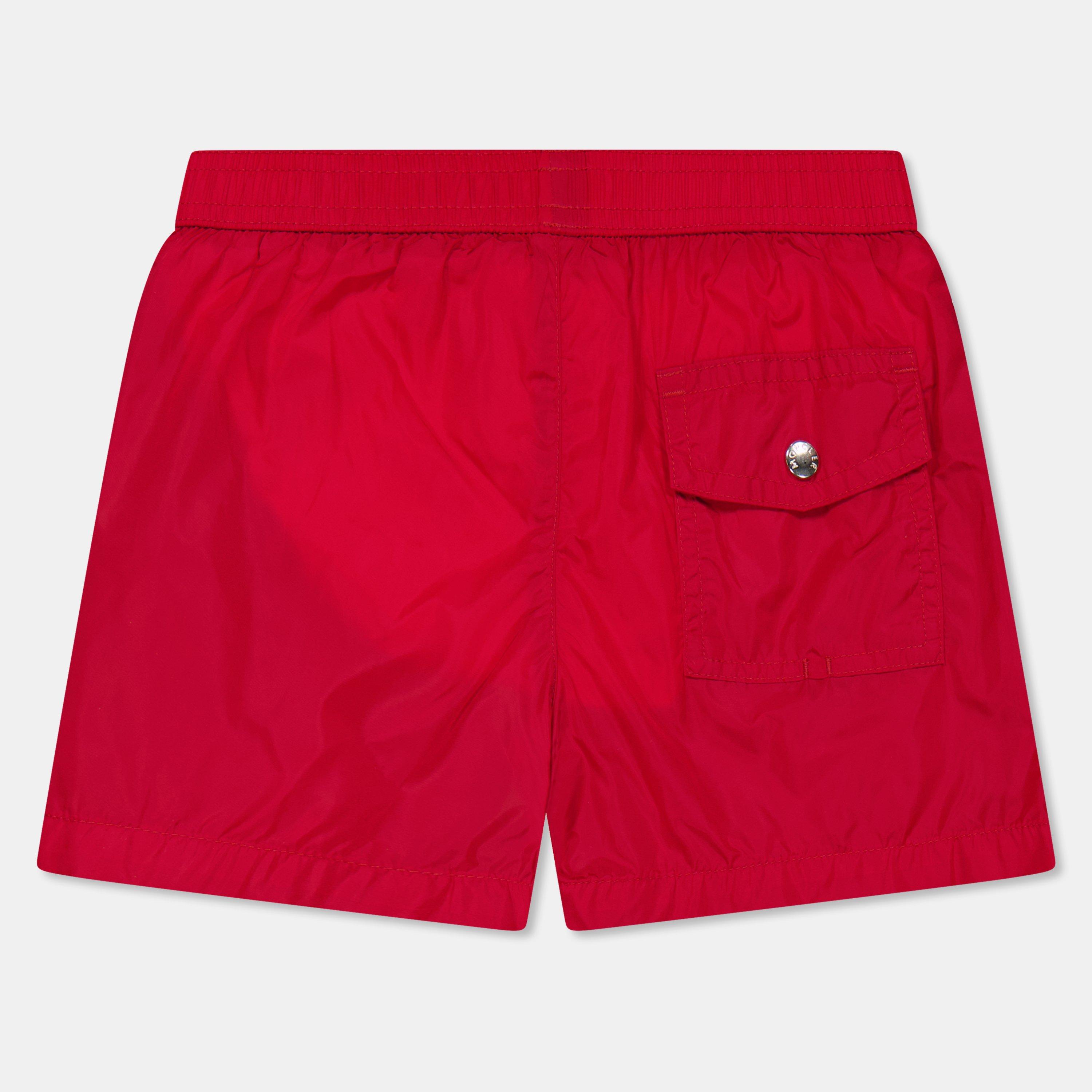 Red 45R - Moncler - Kids' Logo Swim Shorts - 2