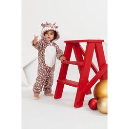 Hello World Studio Reindeer Sleepsuit