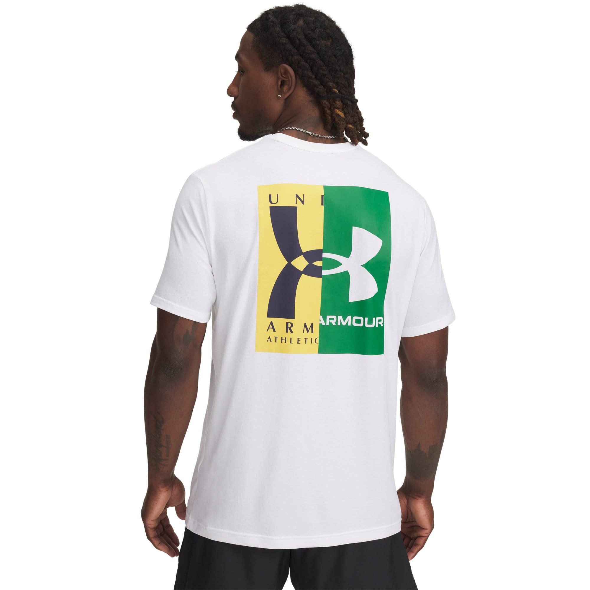 White - Under Armour - Evol Logo Short Sleeved T-Shirt - 2