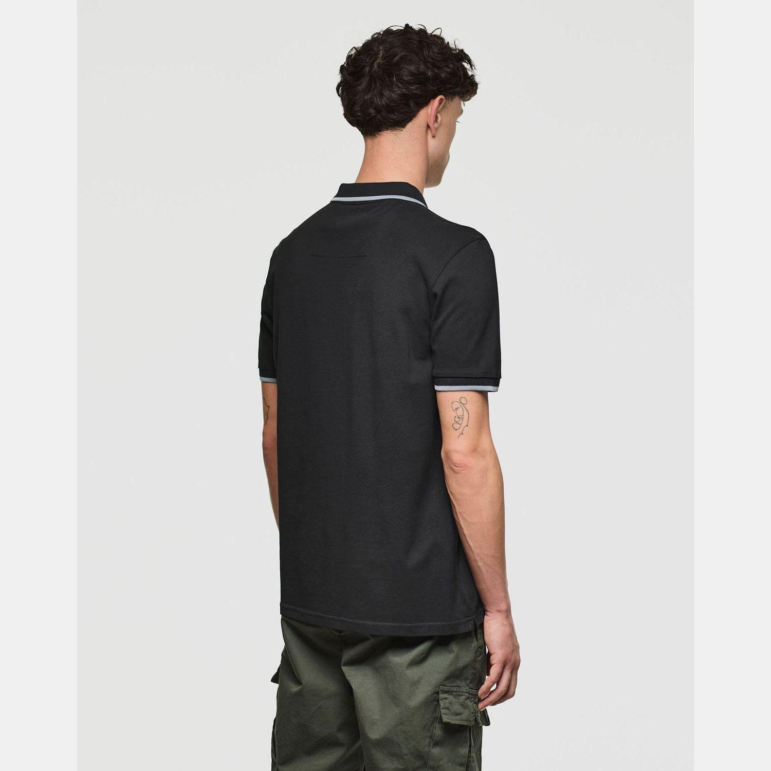 Black - Weekend Offender - Monti Zip Polo Shirt - 3