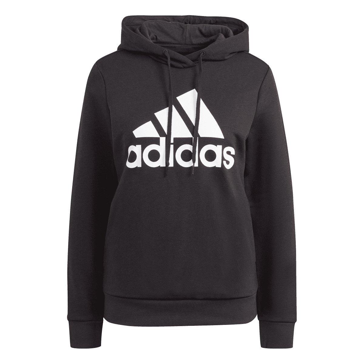 Black - adidas - Essentials Big Logo Fleece Hoodie - 1