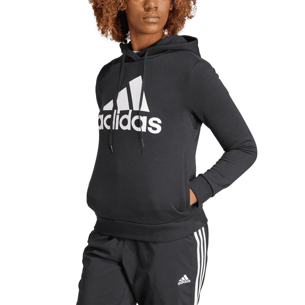 Crna - adidas - Essentials Big Logo Fleece Hoodie - 3
