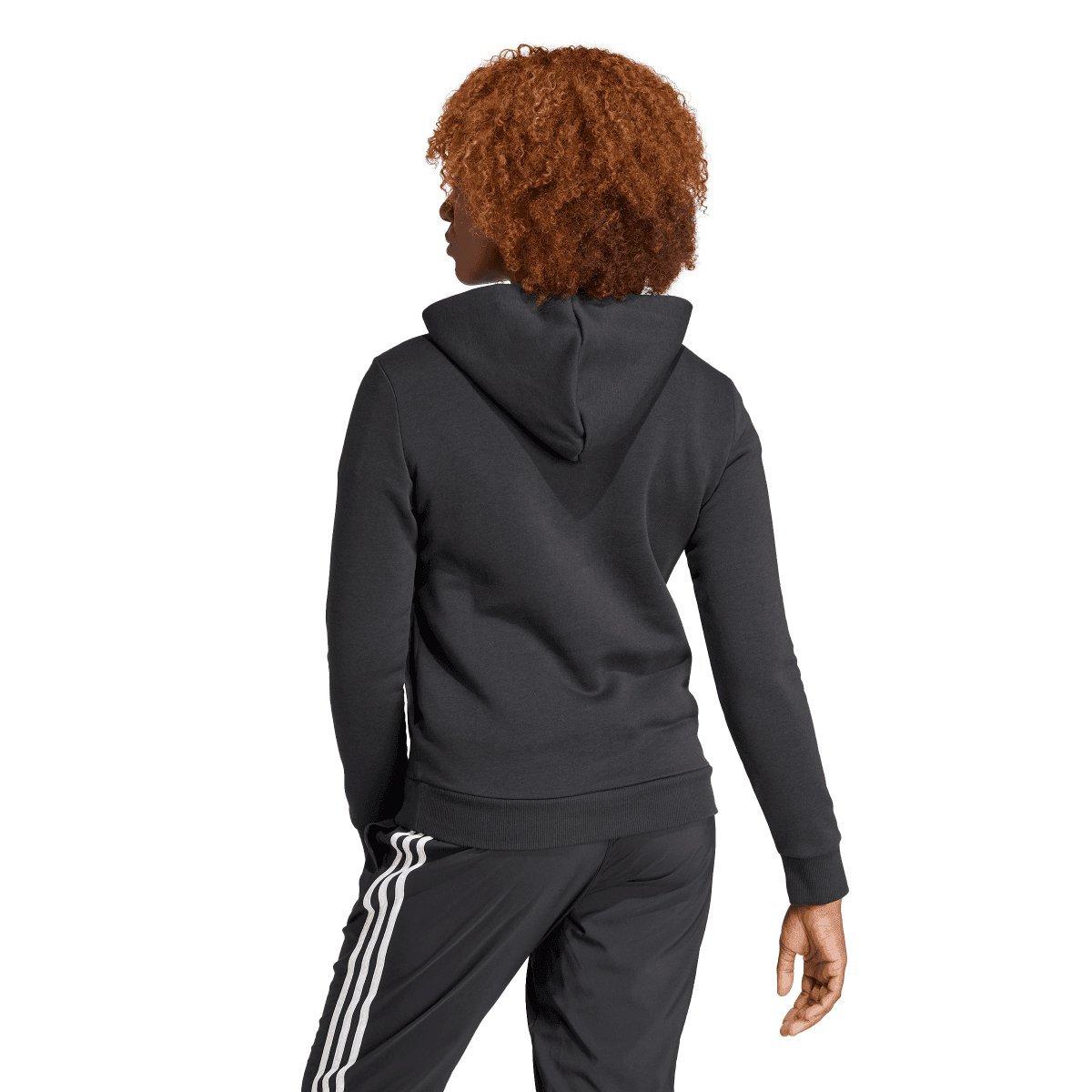 Crna - adidas - Essentials Big Logo Fleece Hoodie - 4