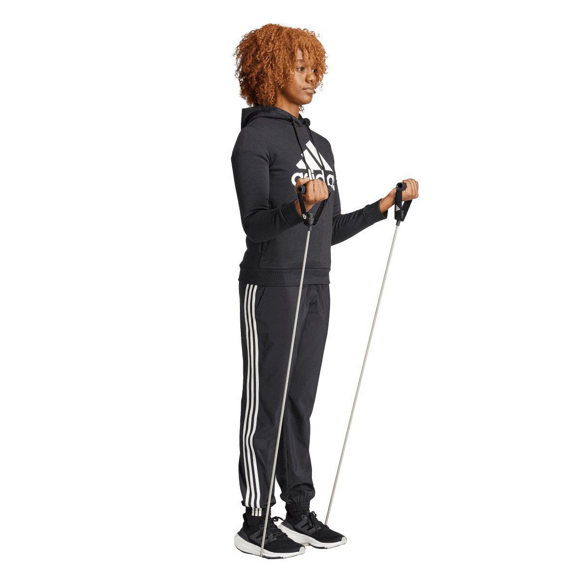 Crna - adidas - Essentials Big Logo Fleece Hoodie - 5