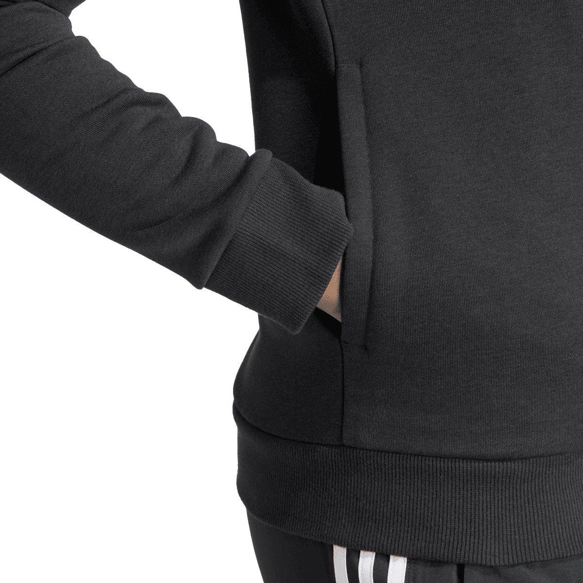 Crna - adidas - Essentials Big Logo Fleece Hoodie - 7