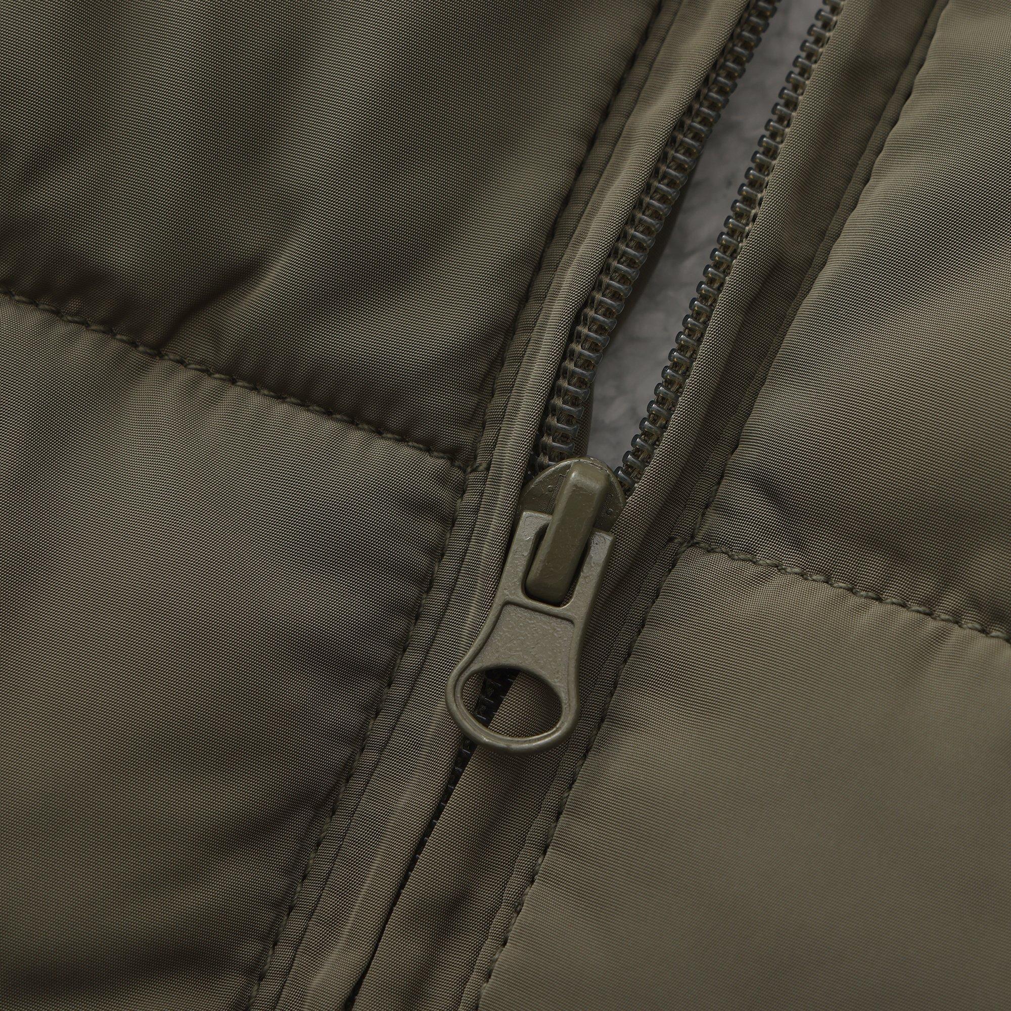 Kaki - Firetrap - Quilted Windproof Sherpa Jacket - 5