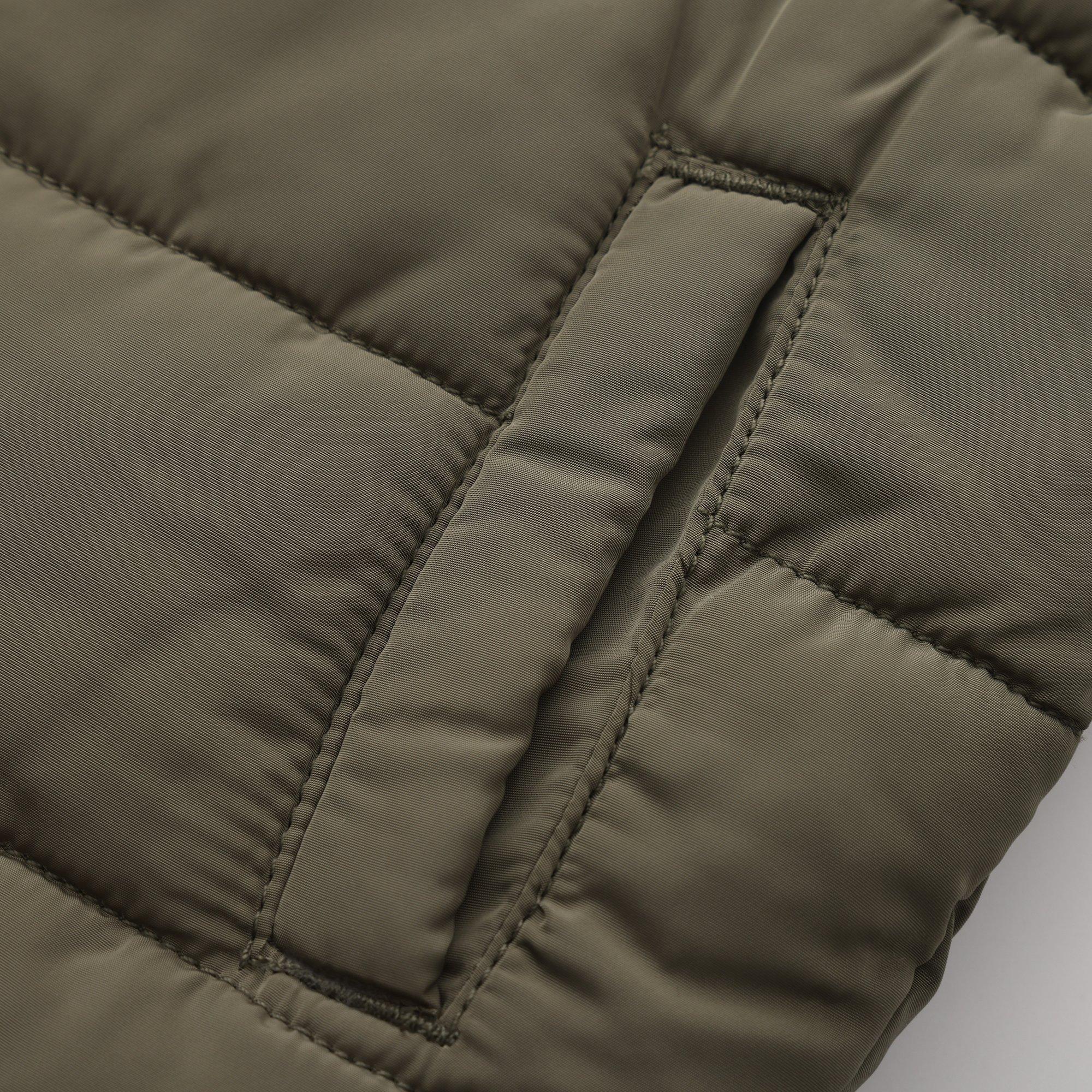 Kaki - Firetrap - Quilted Windproof Sherpa Jacket - 7