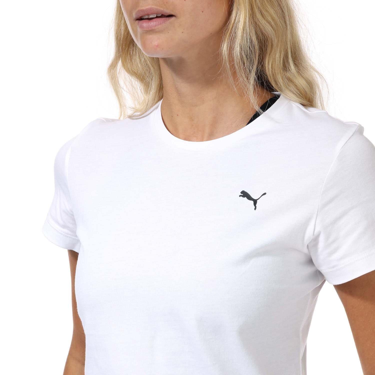 White - Puma - Essentials Small Logo T-Shirt - 6