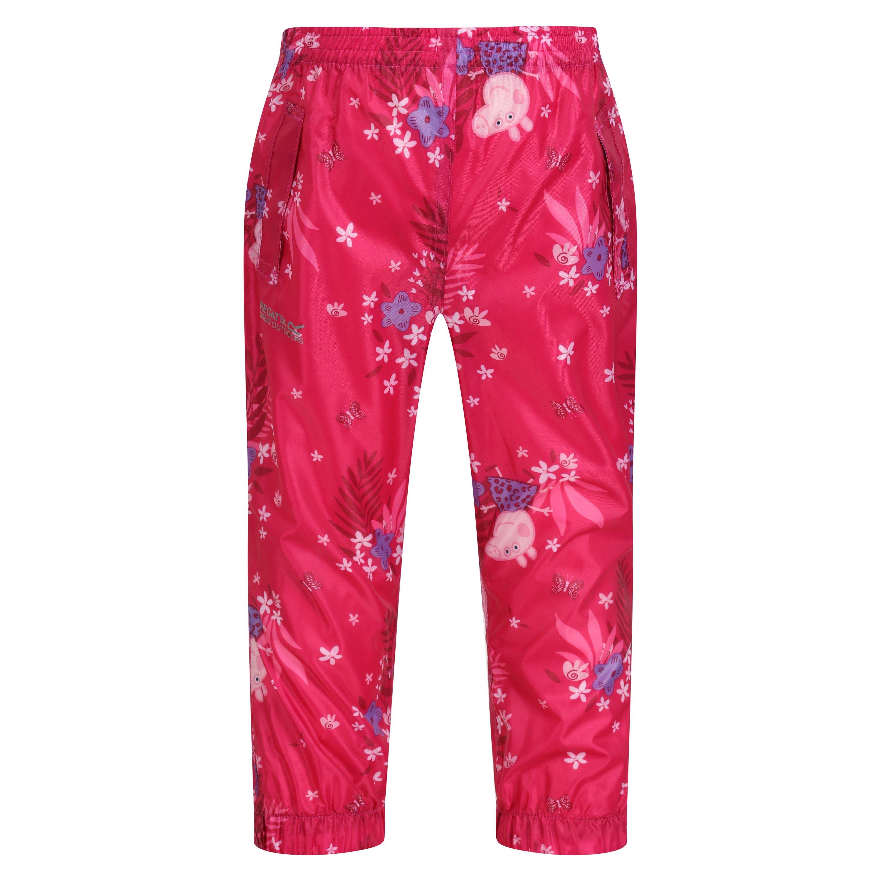 Fusione Rosa - Regatta - Unisex Kids' Peppa PackIt Walking Trouser - 1