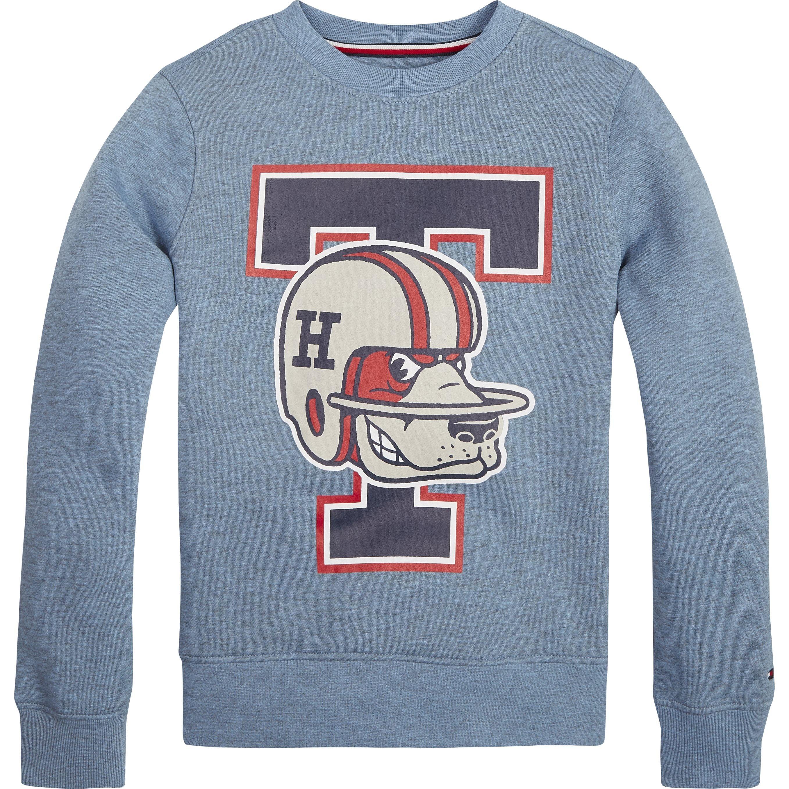 Blue - Tommy Hilfiger - Mascot Sweatshirt - 1