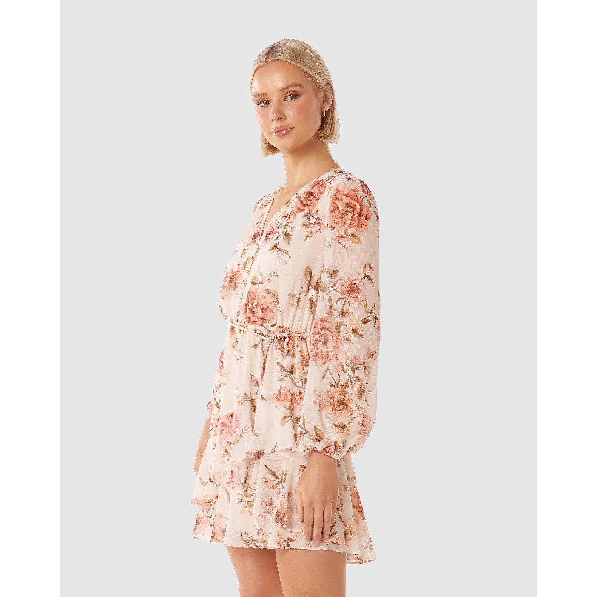 Blush Petra Flo - Forever New - Eliesse Button Front Mini Dress - 2