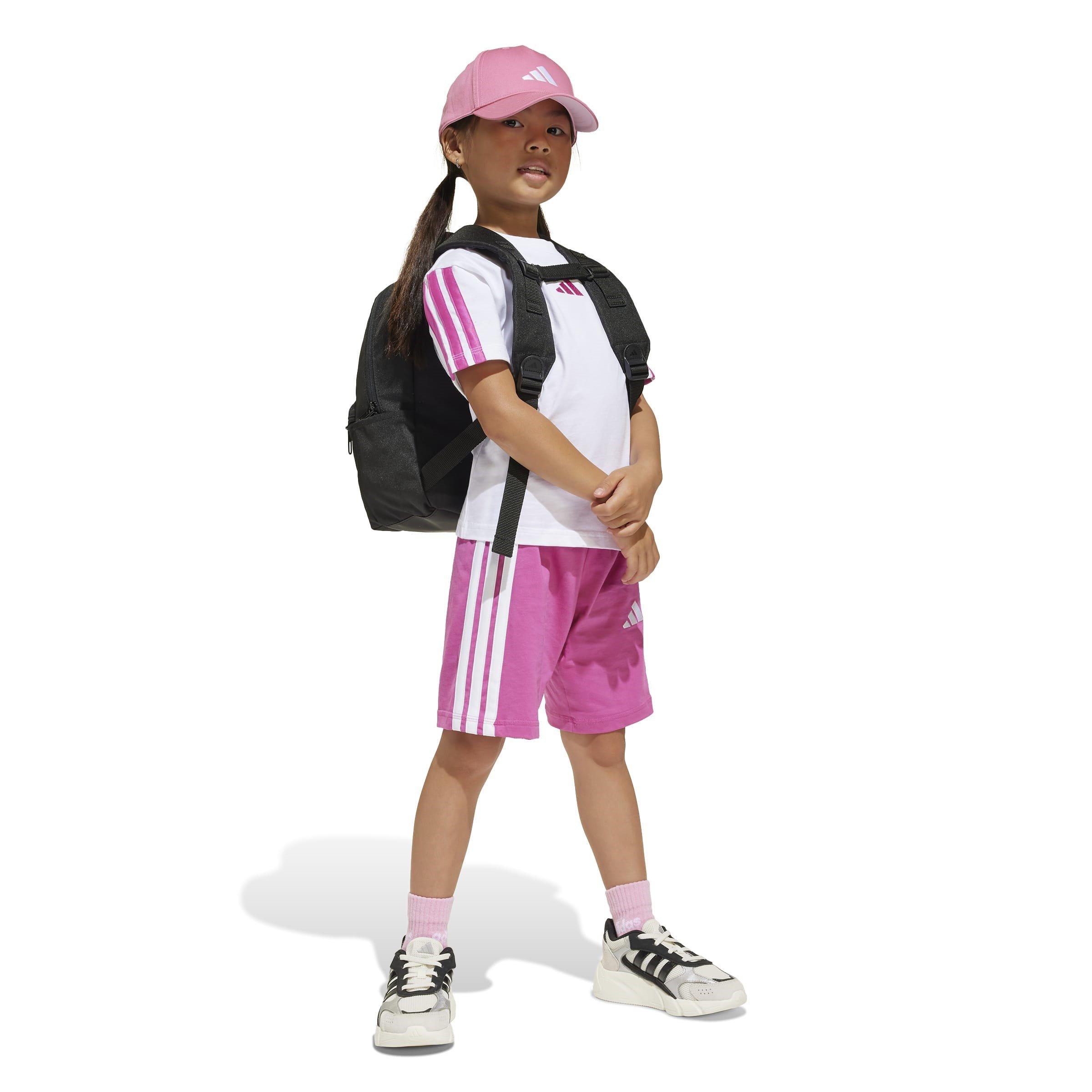 Pink/White 3S - adidas - Essentials T-Shirt Set Infants - 4