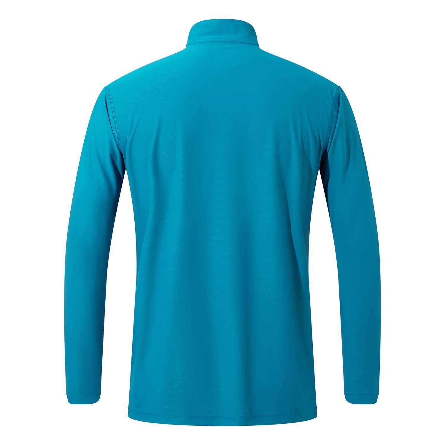 Turquoise - Berghaus - 24/7 tech tee long sleeve half zip - 2