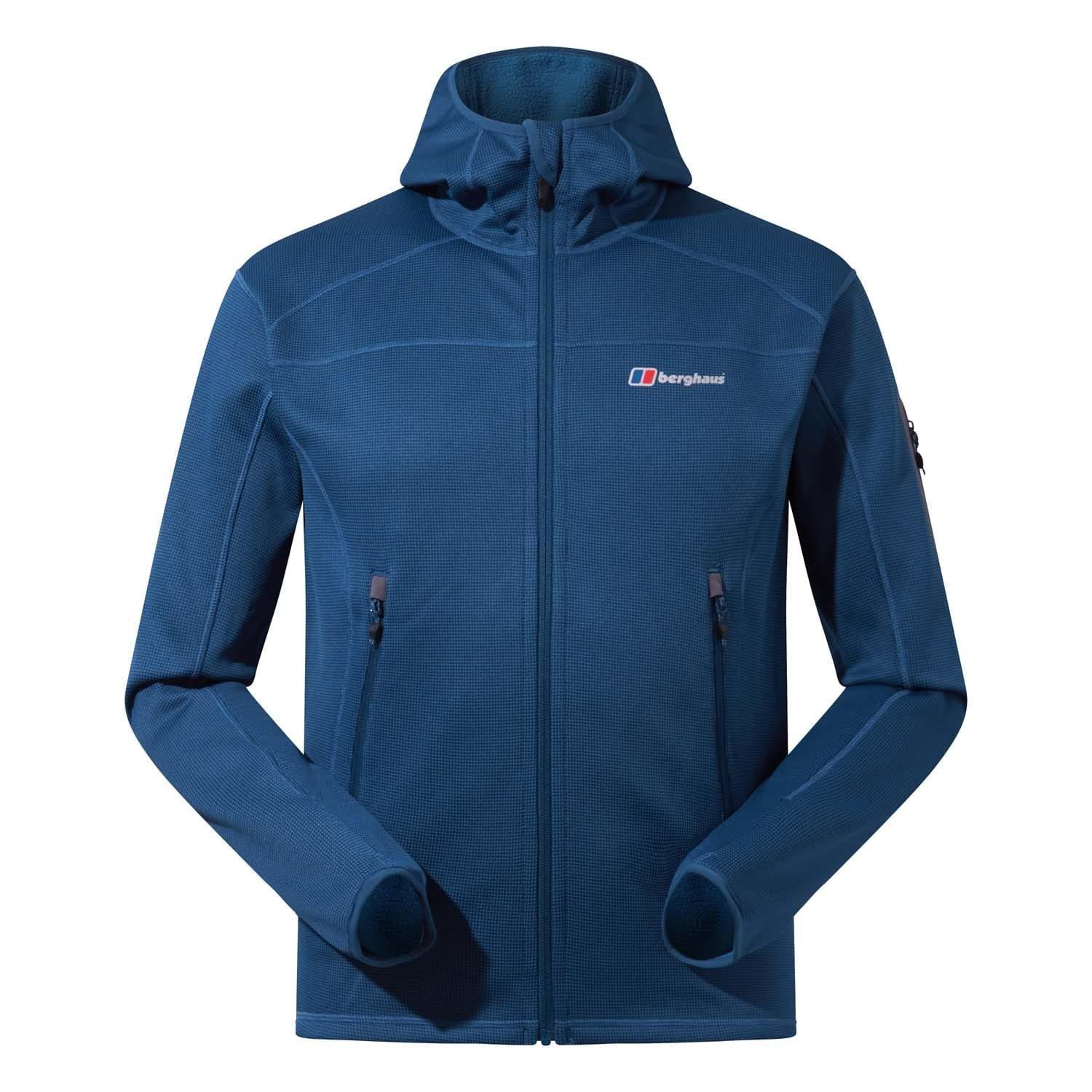 Dark Blue - Berghaus - Pravitale mtn 2.0 hooded fleece jacket - 1