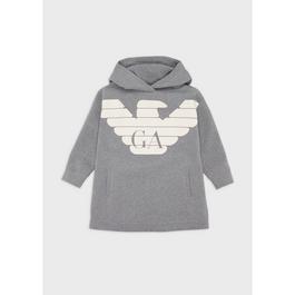 Emporio Armani Logo Hoodie Dress Infants