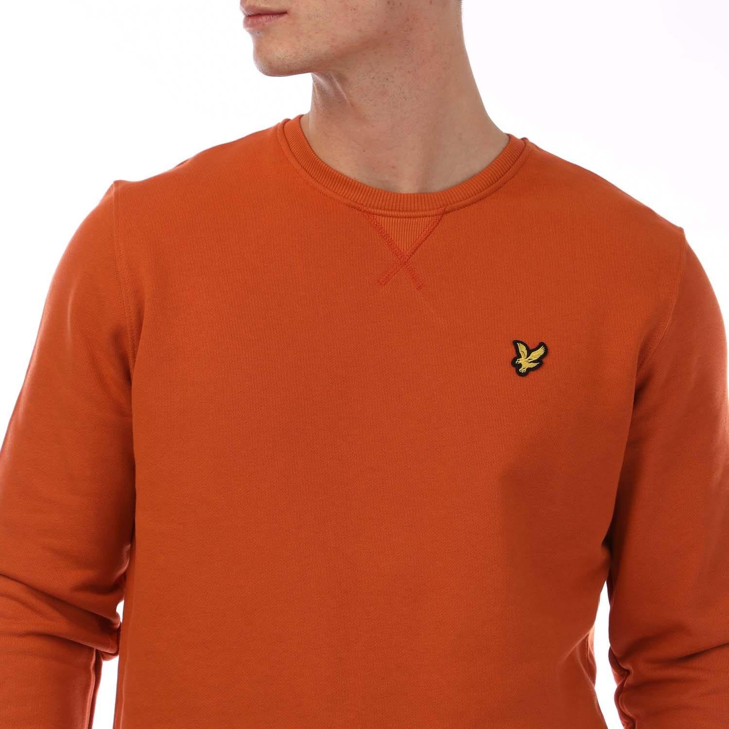 Orange - Lyle and Scott - Crewneck Sweatshirt - 2