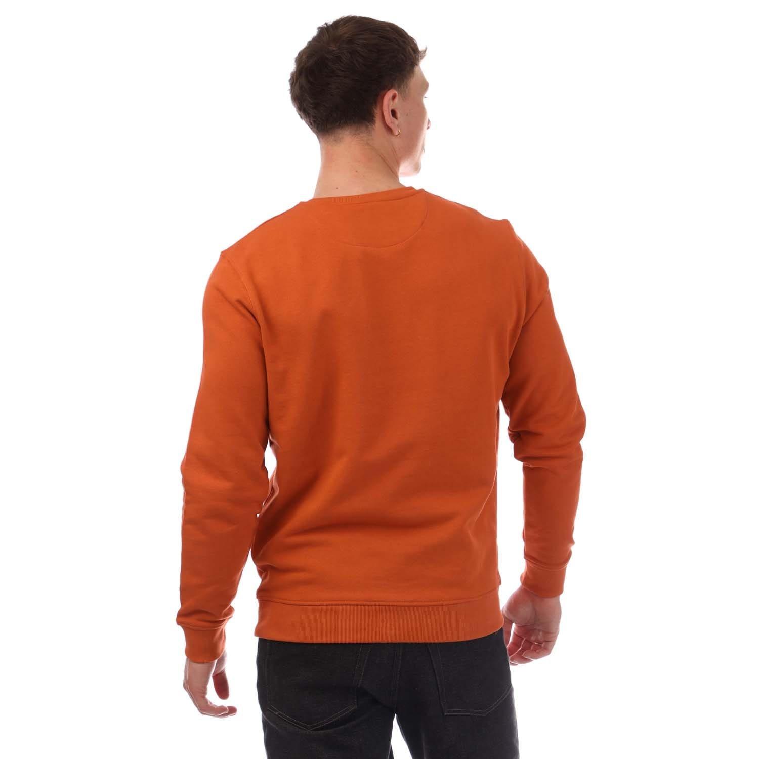 Orange - Lyle and Scott - Crewneck Sweatshirt - 3
