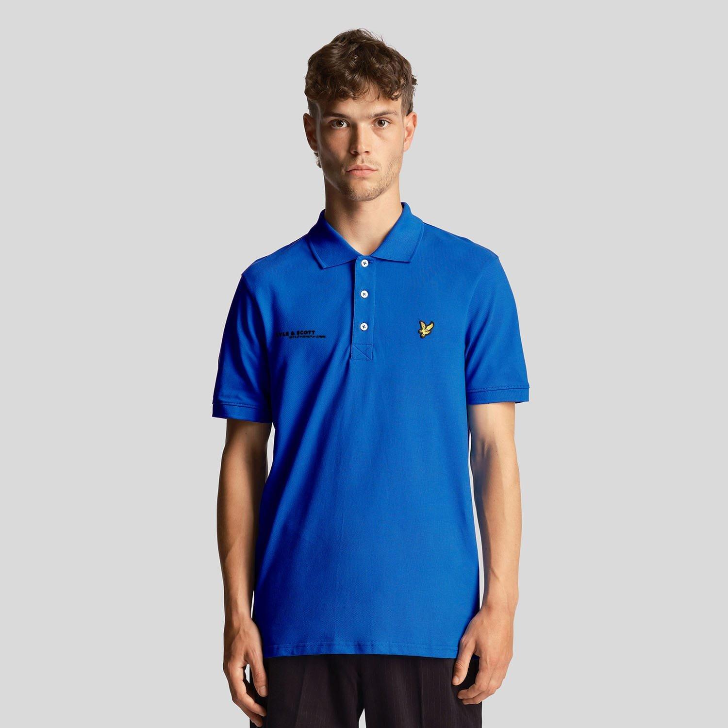 Lyle and Scott Co-Ordinate Print Plain Polo Shirt