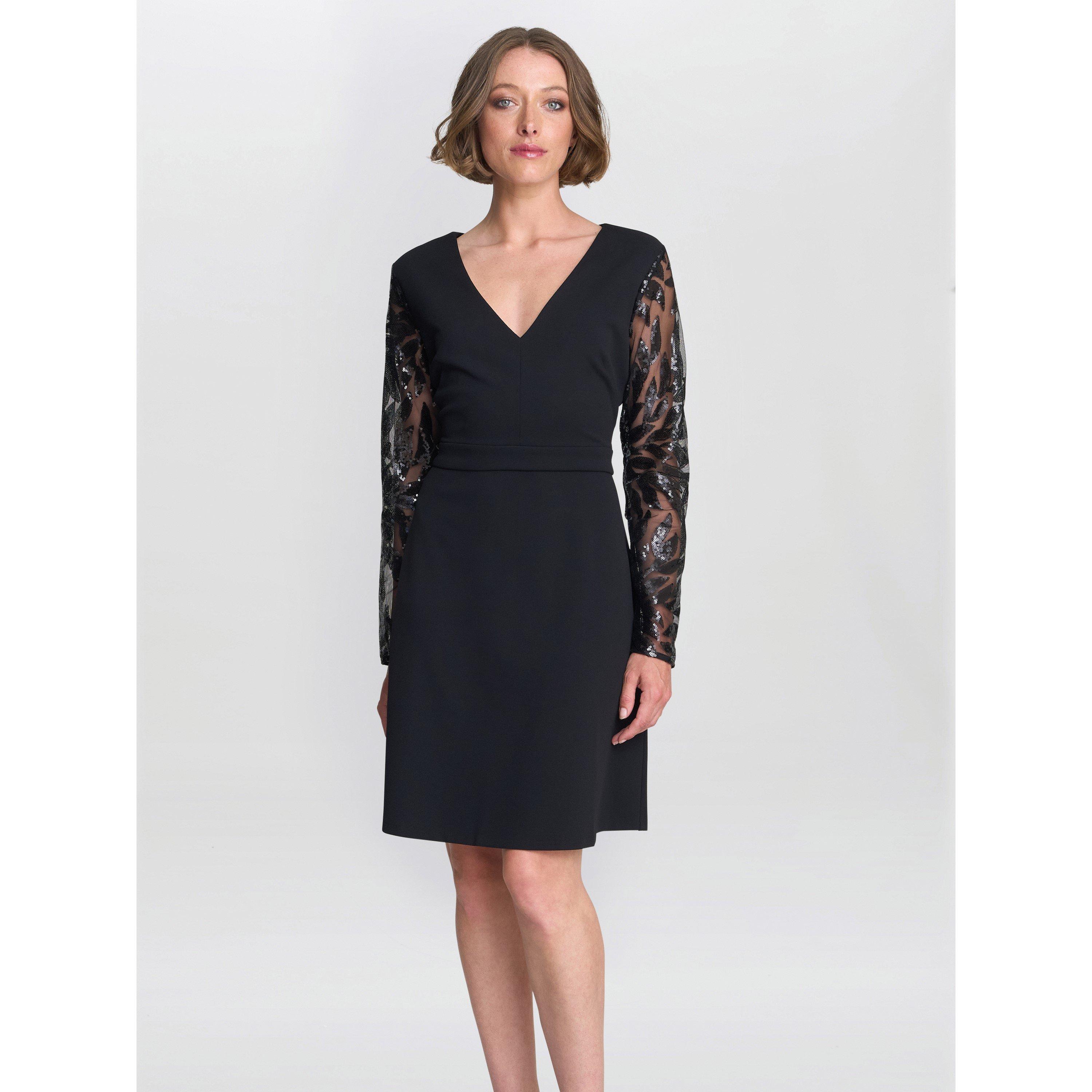 Black - Gina Bacconi - Angie Black Cocktail Dress - 2