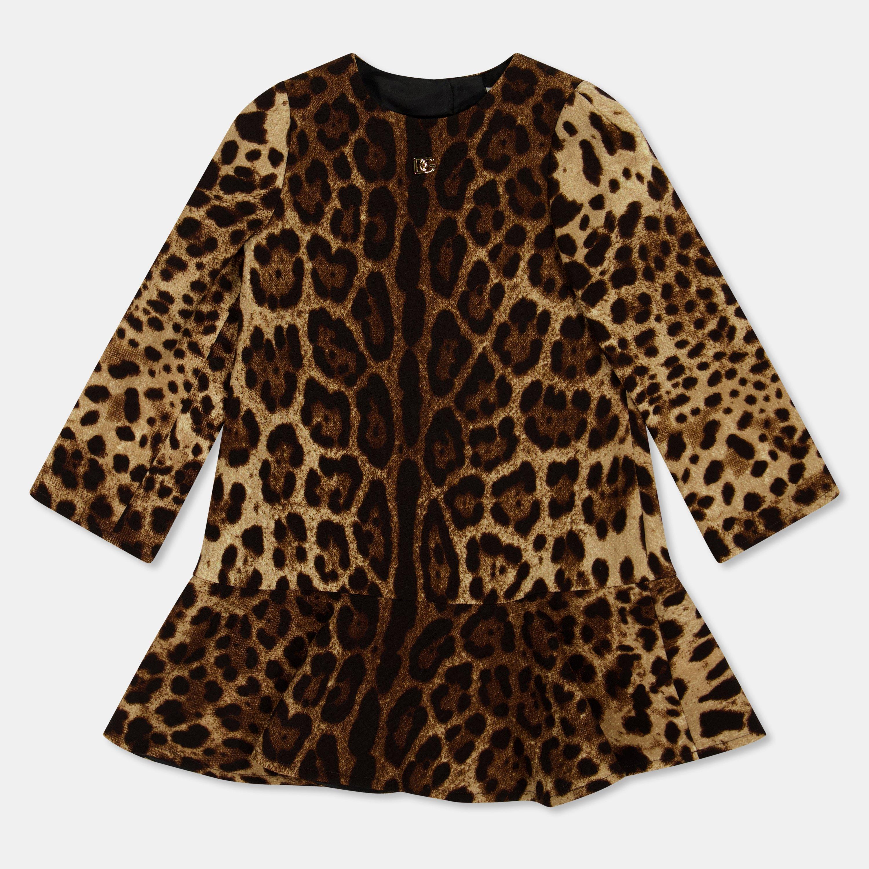 Leop HY13M - Dolce and Gabbana - Kids' Flared Skater Dress - 1
