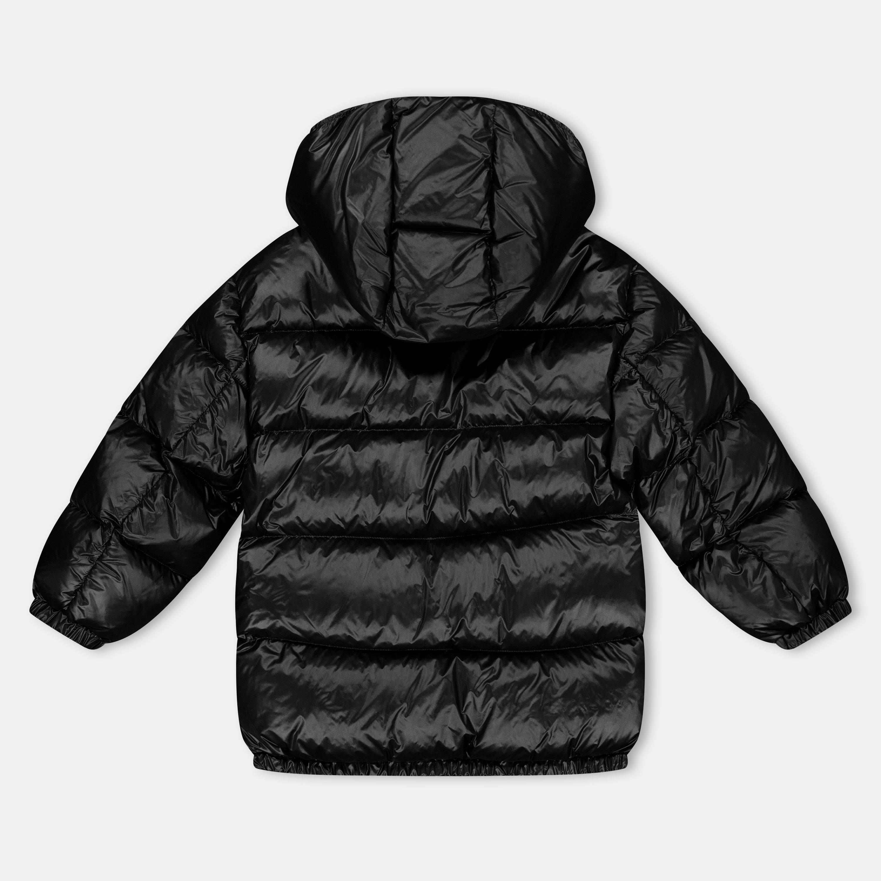 Nero N0000 - Dolce and Gabbana - Kids' Dolce & Gabbana Quilted Weather-Resistant Long Puffer Jacket - 2