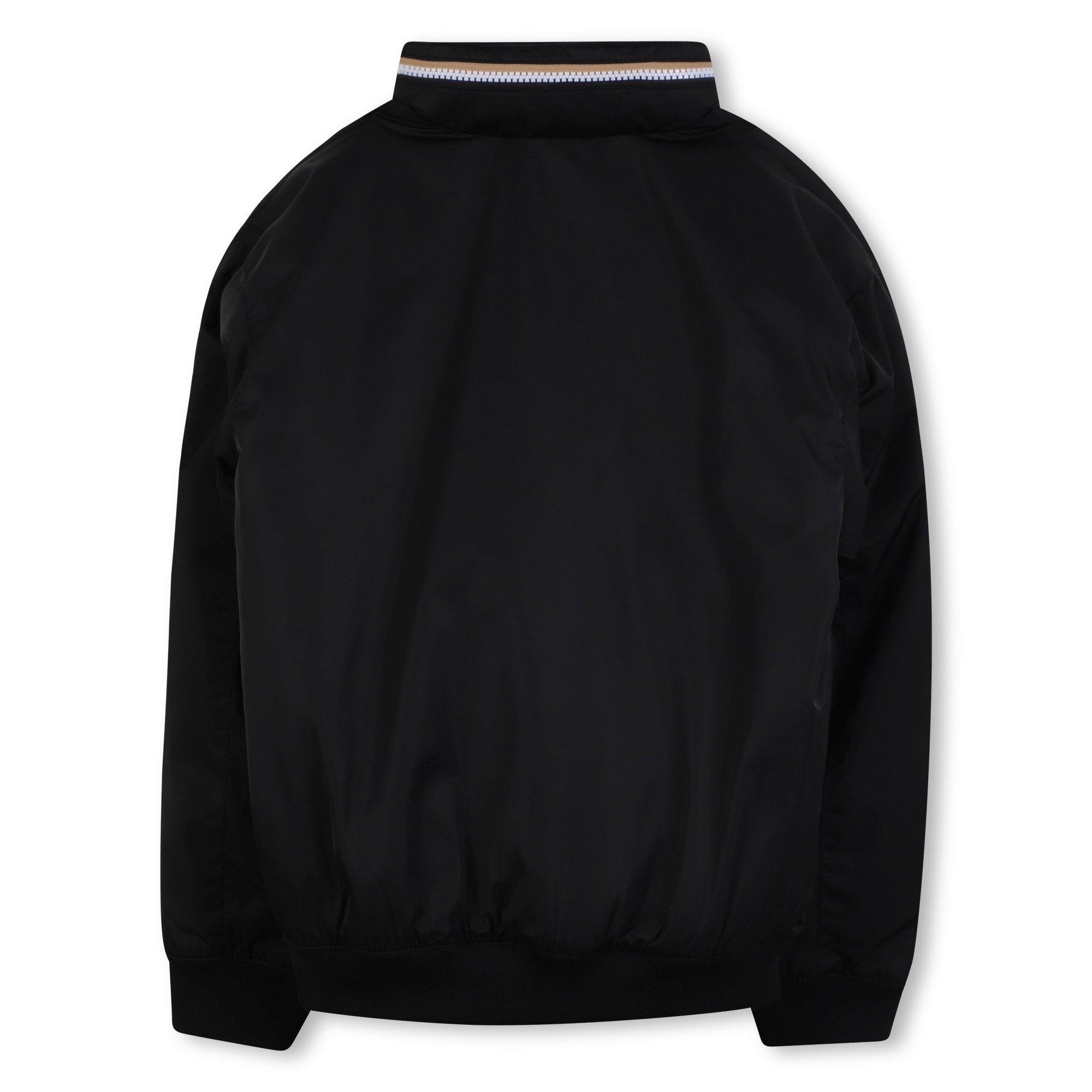 Negro - Boss - Kids' BOSS Lightweight Bomber Jacket - 2