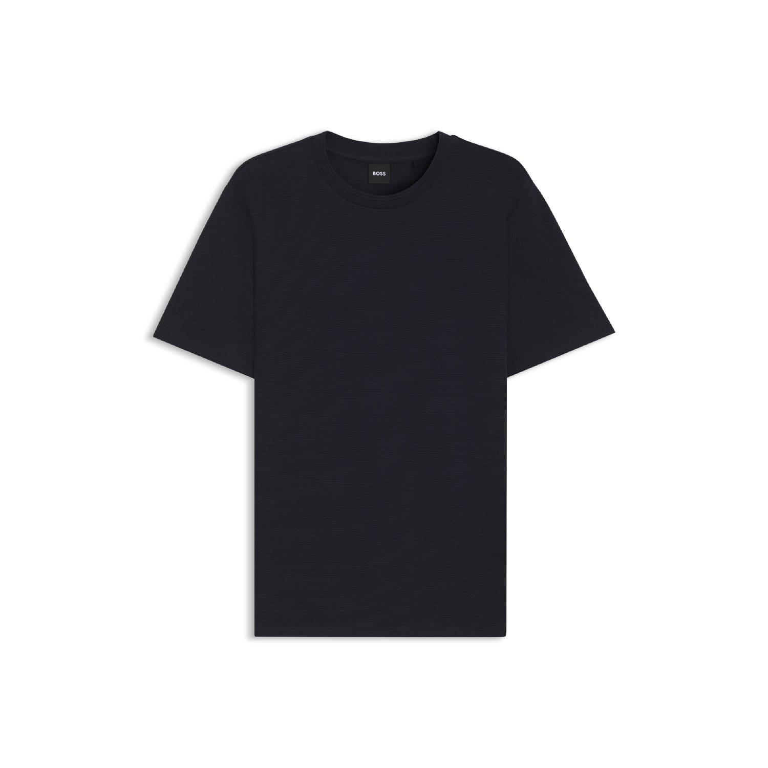 Dark Blue - Boss - Tiburt 240 T-Shirt - 3