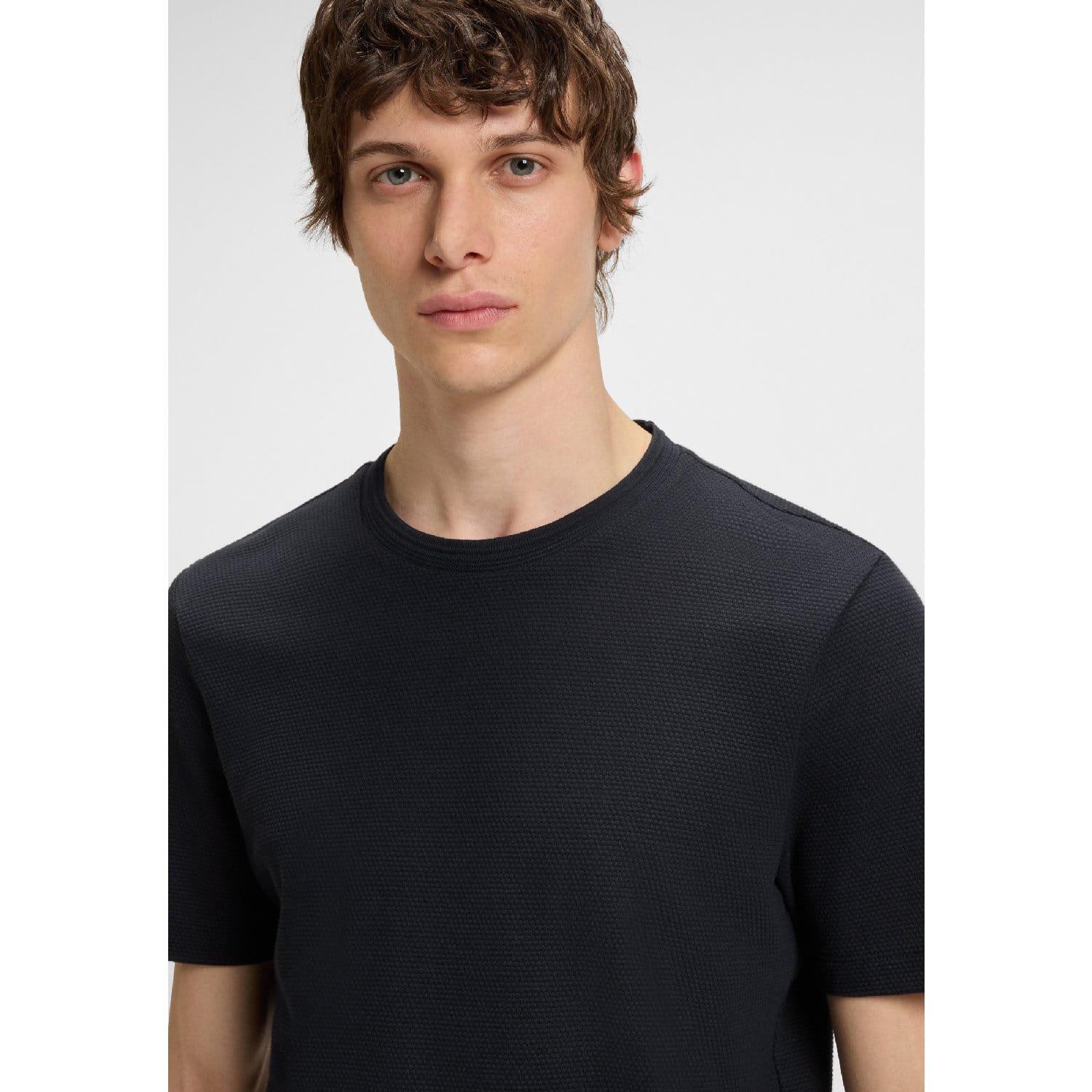 Dark Blue - Boss - Tiburt 240 T-Shirt - 4