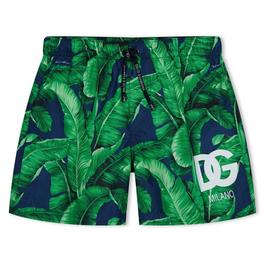 Dolce and Gabbana DG Leaf Swim Shrts Jn42