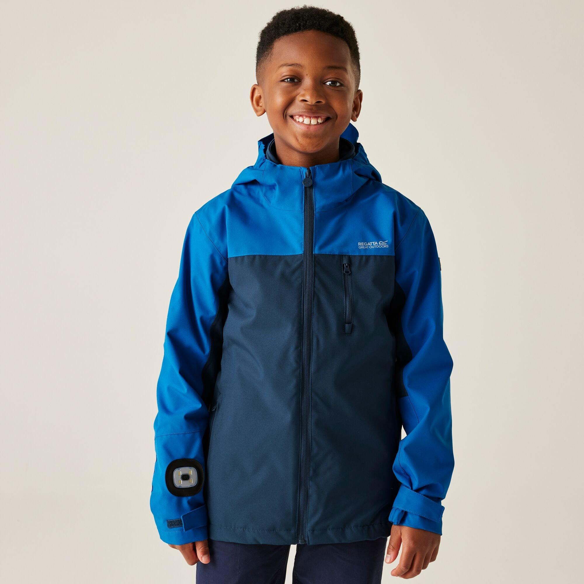 Navy Blue - Regatta - Kids' Trekktain II Waterproof 3-in-1 Jacket - 1