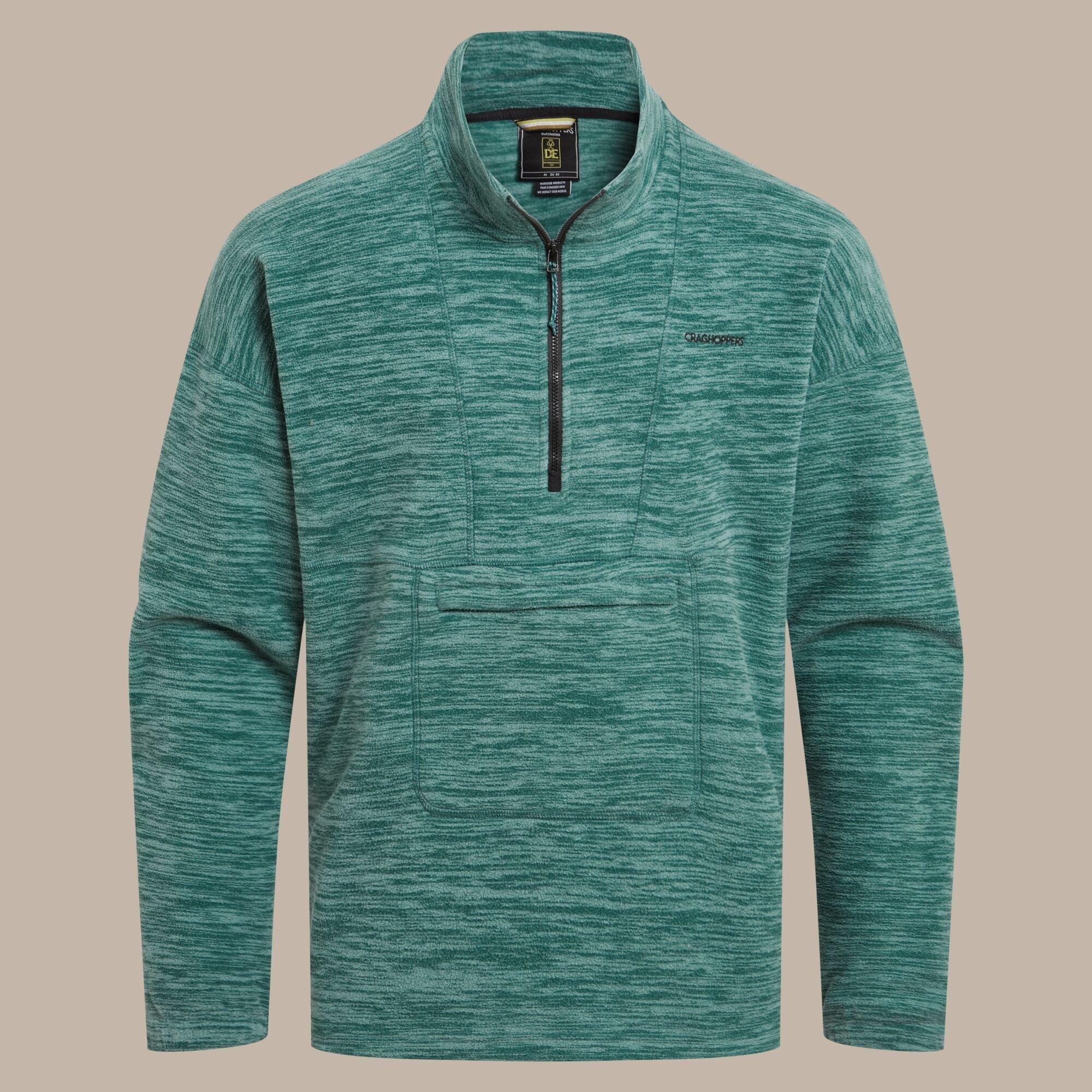 Craghoppers Men's Esk Ii Insulated Half Zip Technical Top - Mosaic Green - XXL