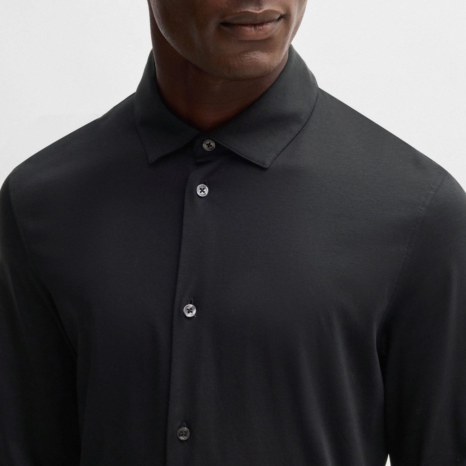 Black - Boss - H-Paver 17 Slim-Fit Shirt - 3