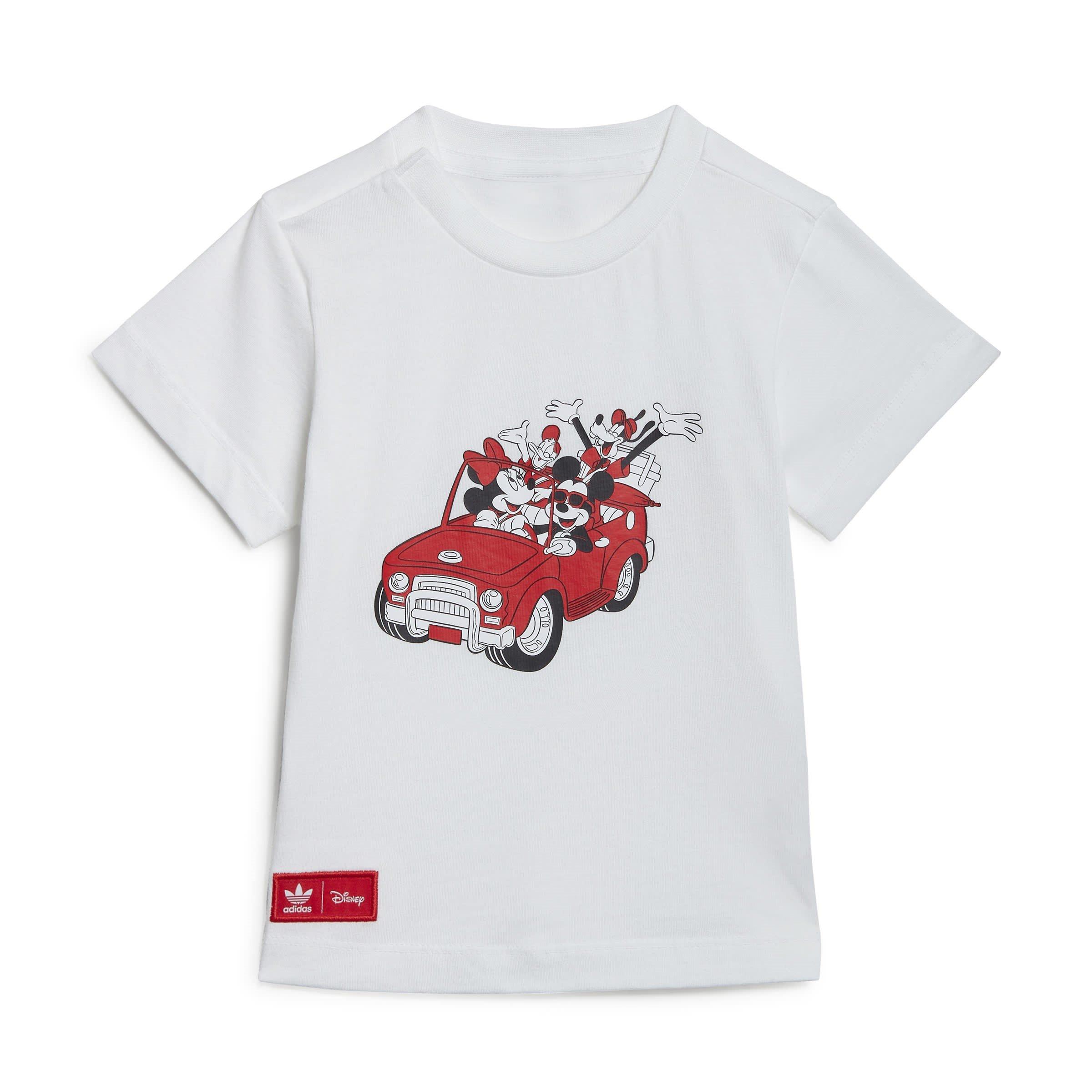 Hvid - adidas Originals - Top and Shorts Set T-Shirt - 2