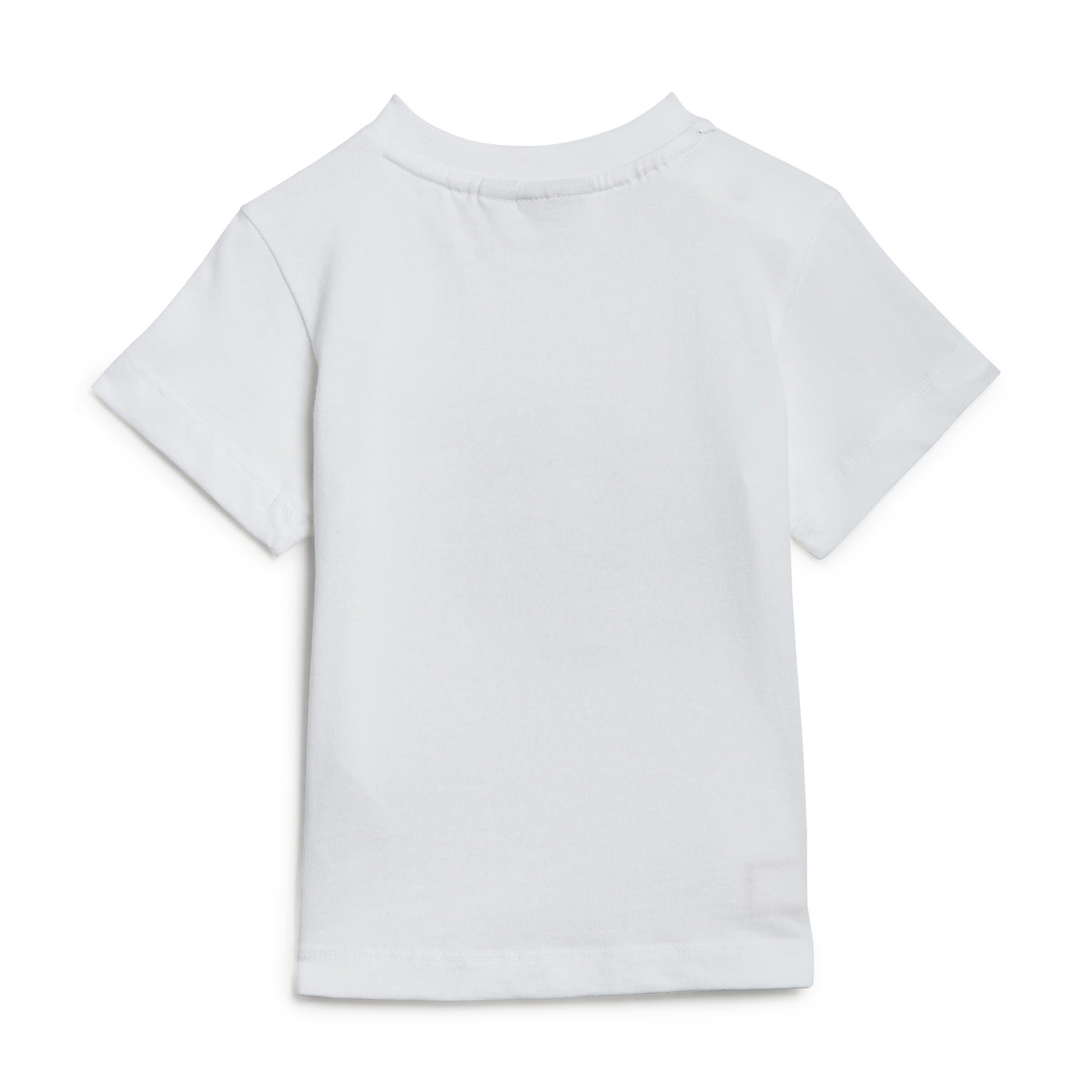 Hvid - adidas Originals - Top and Shorts Set T-Shirt - 3