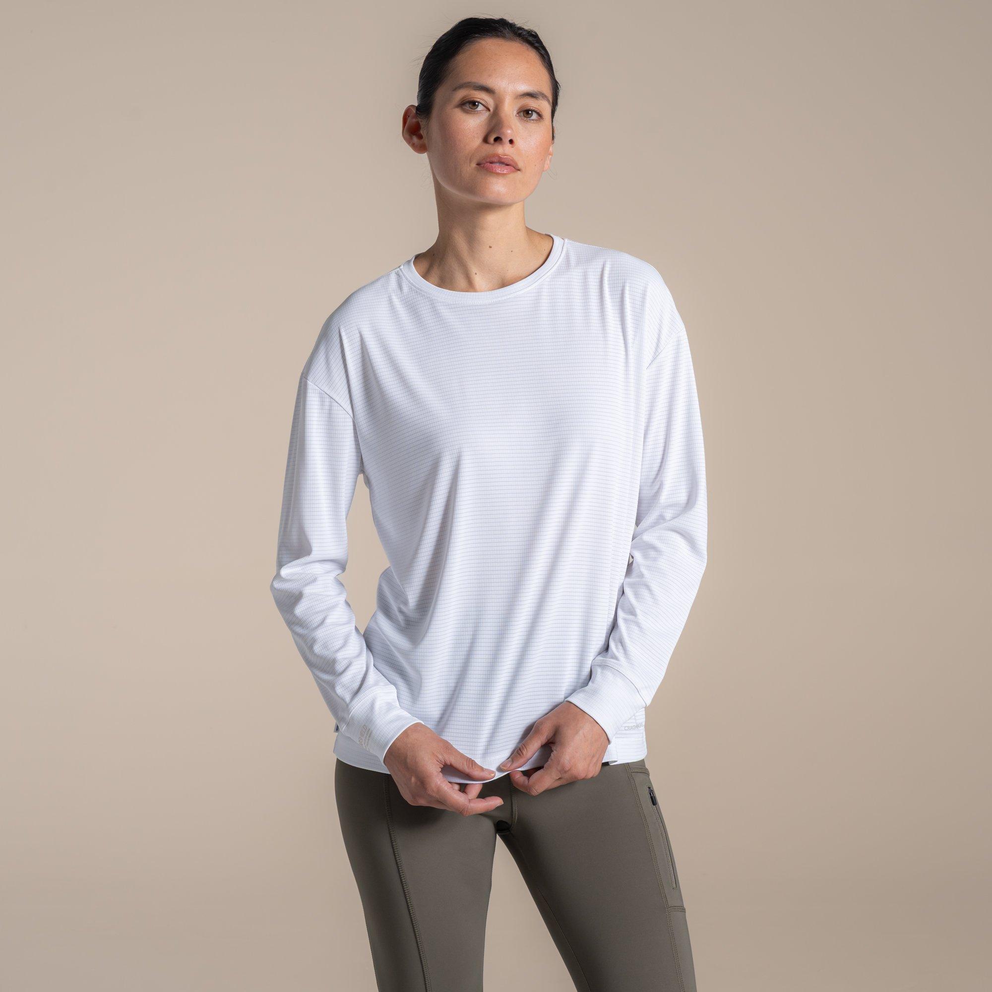White - Craghoppers - NosiLife Solar Shield+ Long-Sleeved Top - 1