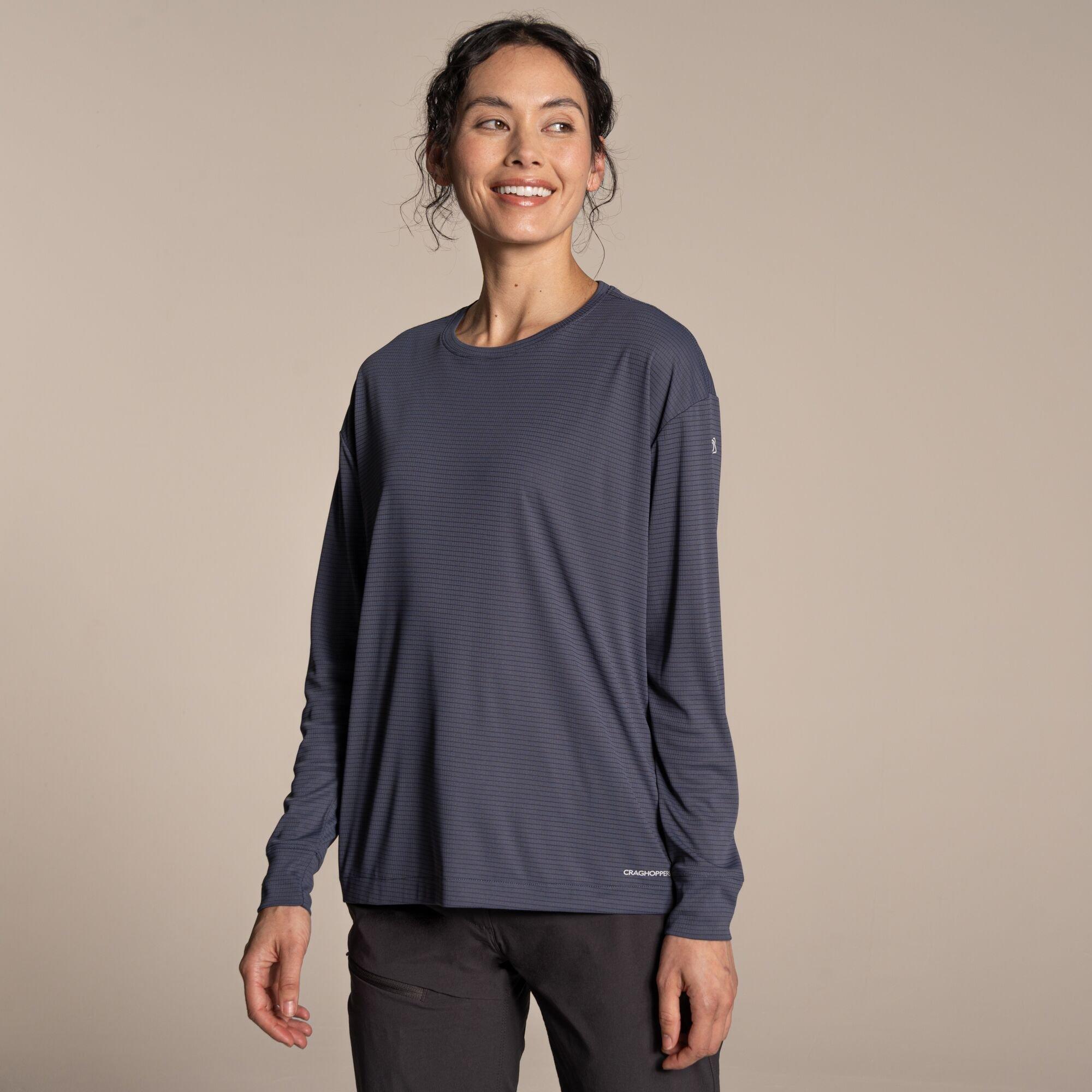 Anthracite - Craghoppers - NosiLife Solar Shield+ Long-Sleeved Top - 3
