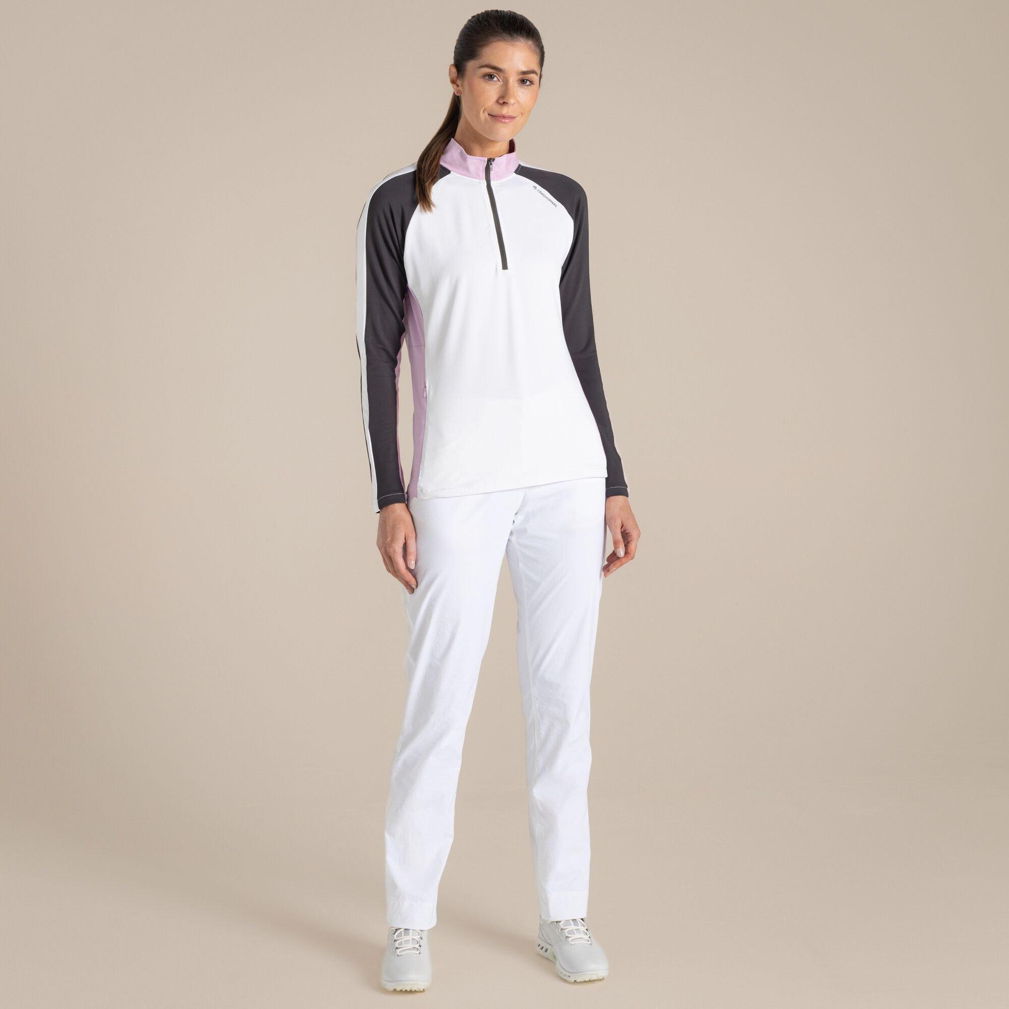 White/Dkirn - Craghoppers - NosiLife Ivybridge Quick-Drying Half Zip - 5