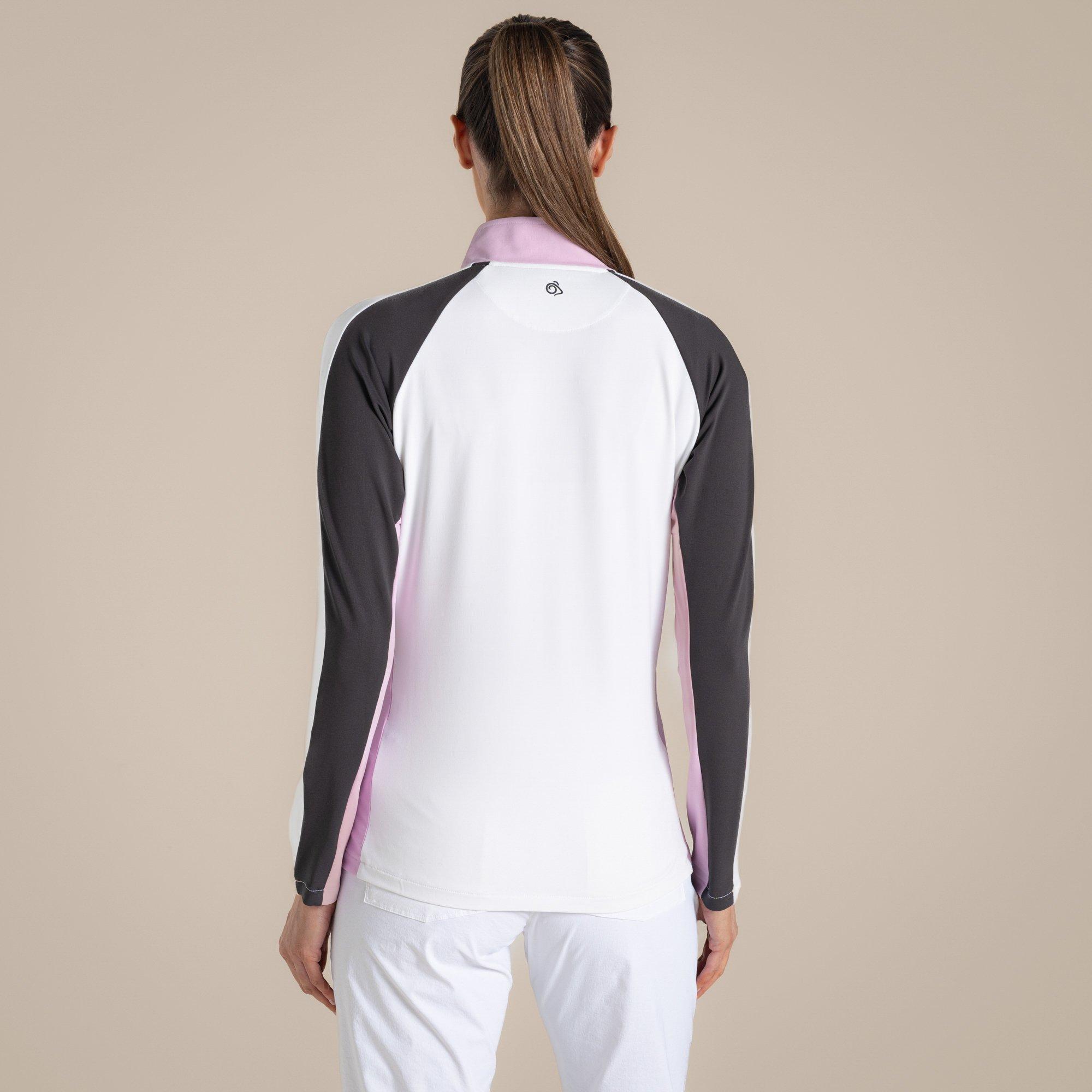 White/Dkirn - Craghoppers - NosiLife Ivybridge Quick-Drying Half Zip - 6