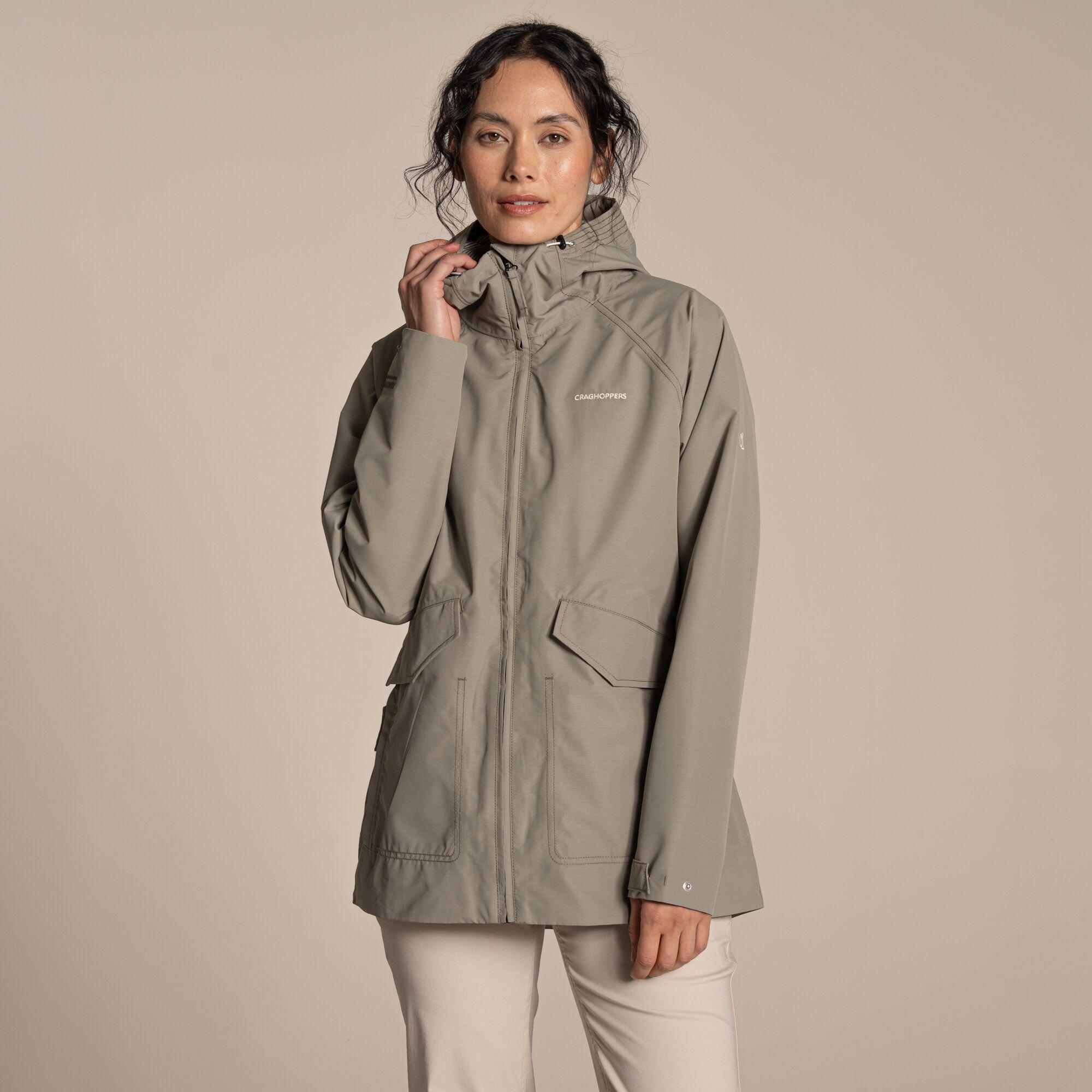 Vert - Craghoppers - Aziza Hooded Waterproof Jacket - 1