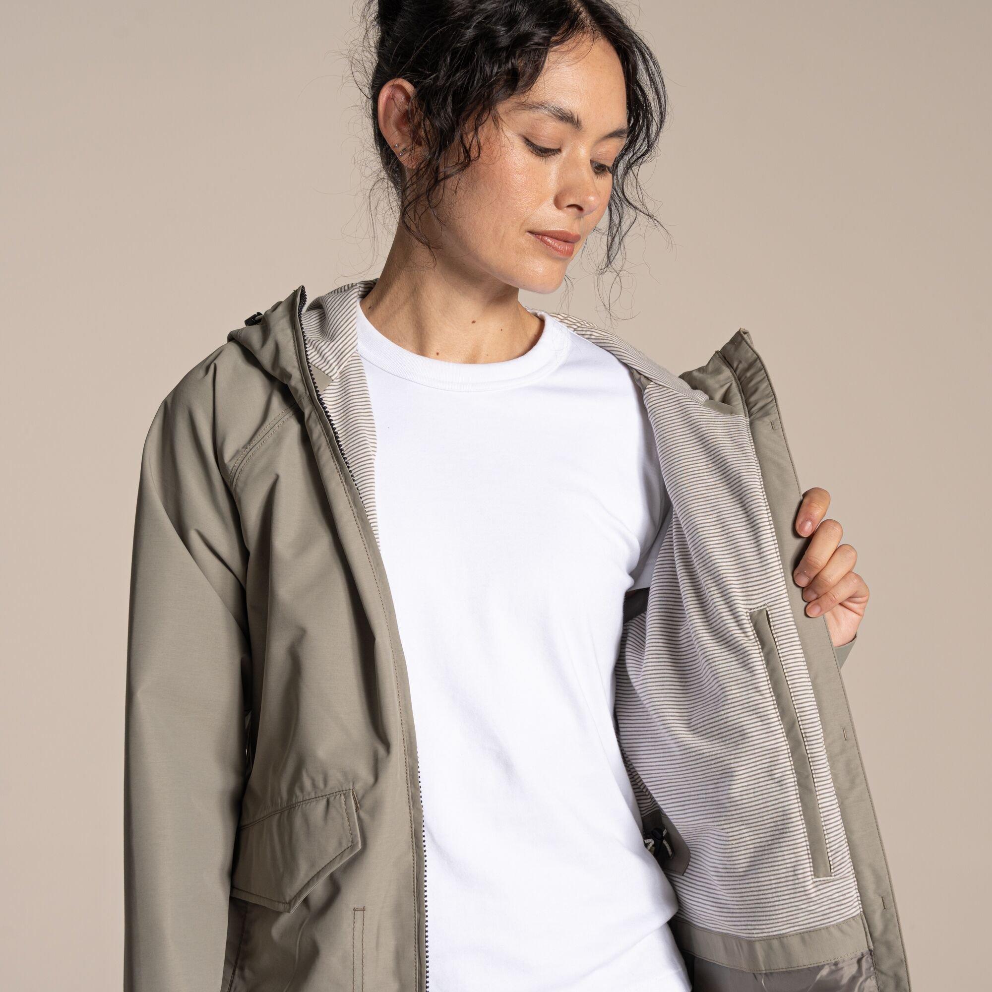 Vert - Craghoppers - Aziza Hooded Waterproof Jacket - 4