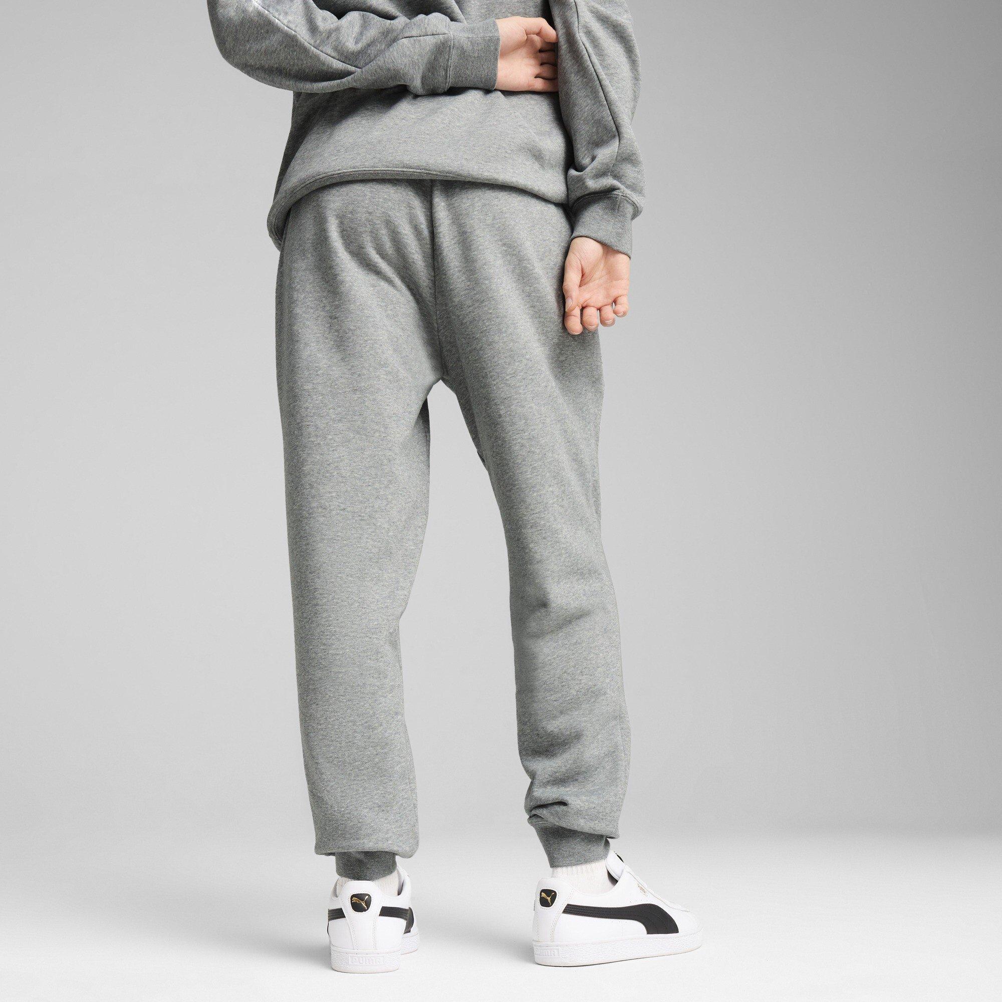 Grey - Puma - Small Logo Cuffed Joggers - 4