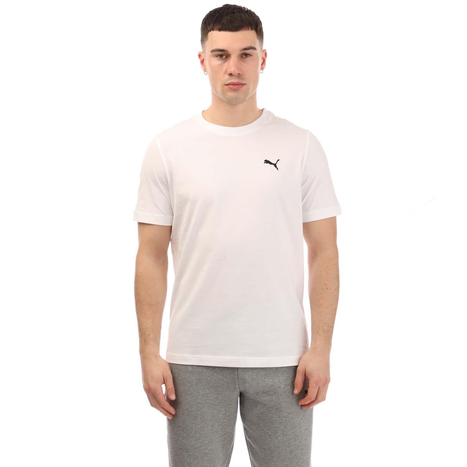 White - Puma - Small Logo T-Shirt - 1