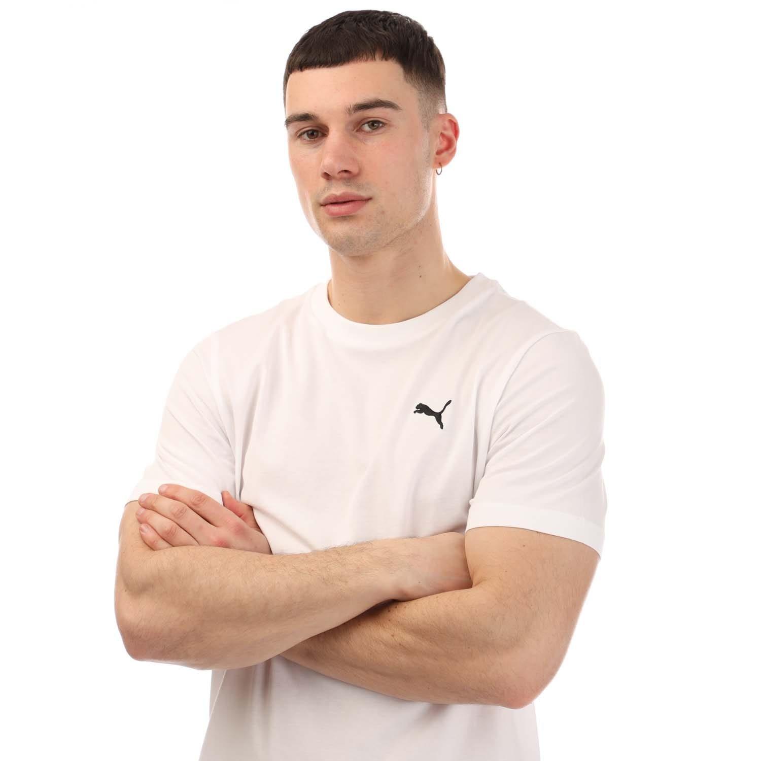 White - Puma - Small Logo T-Shirt - 2