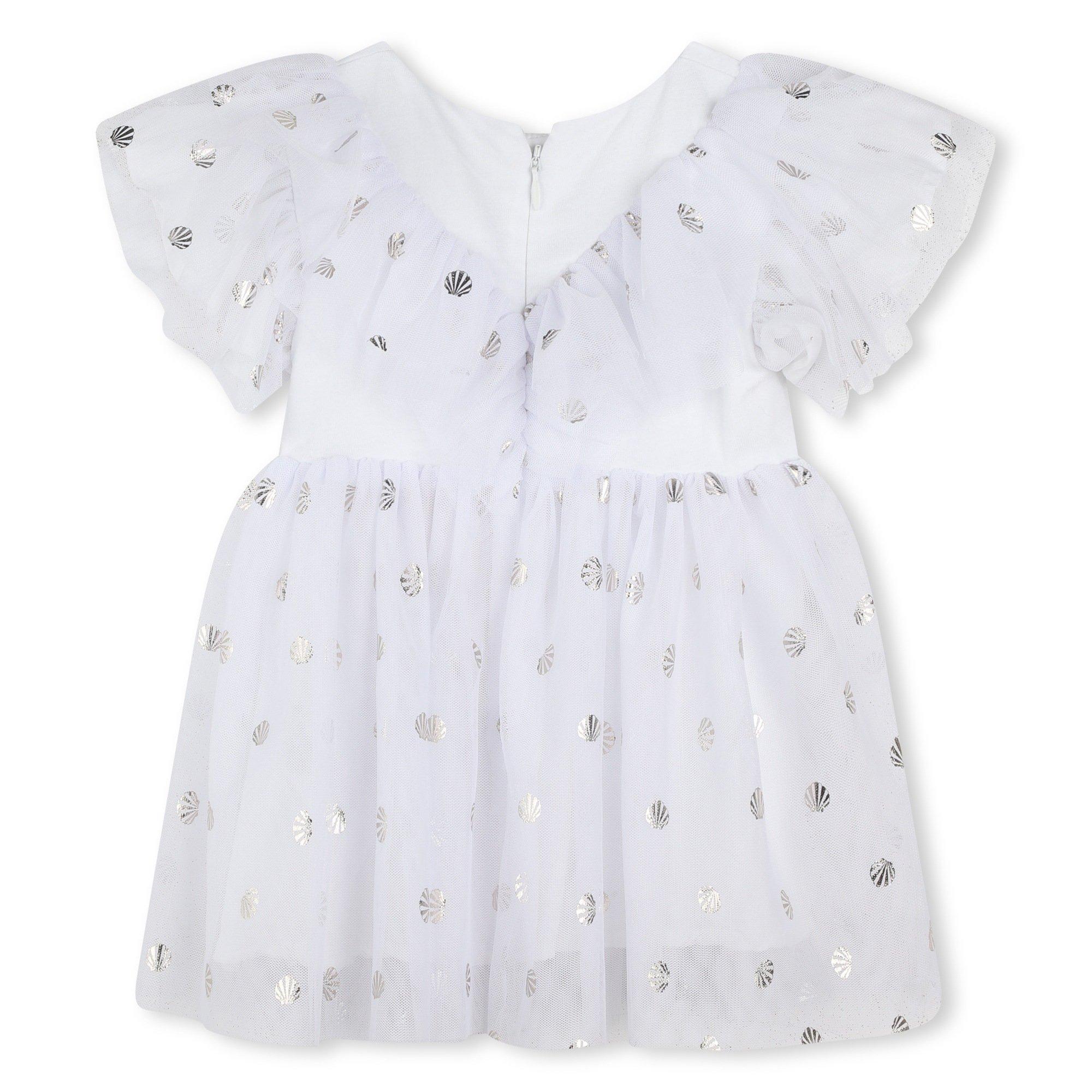 White 10P - Carrement Beau - Kids' A-Line Dress - 2
