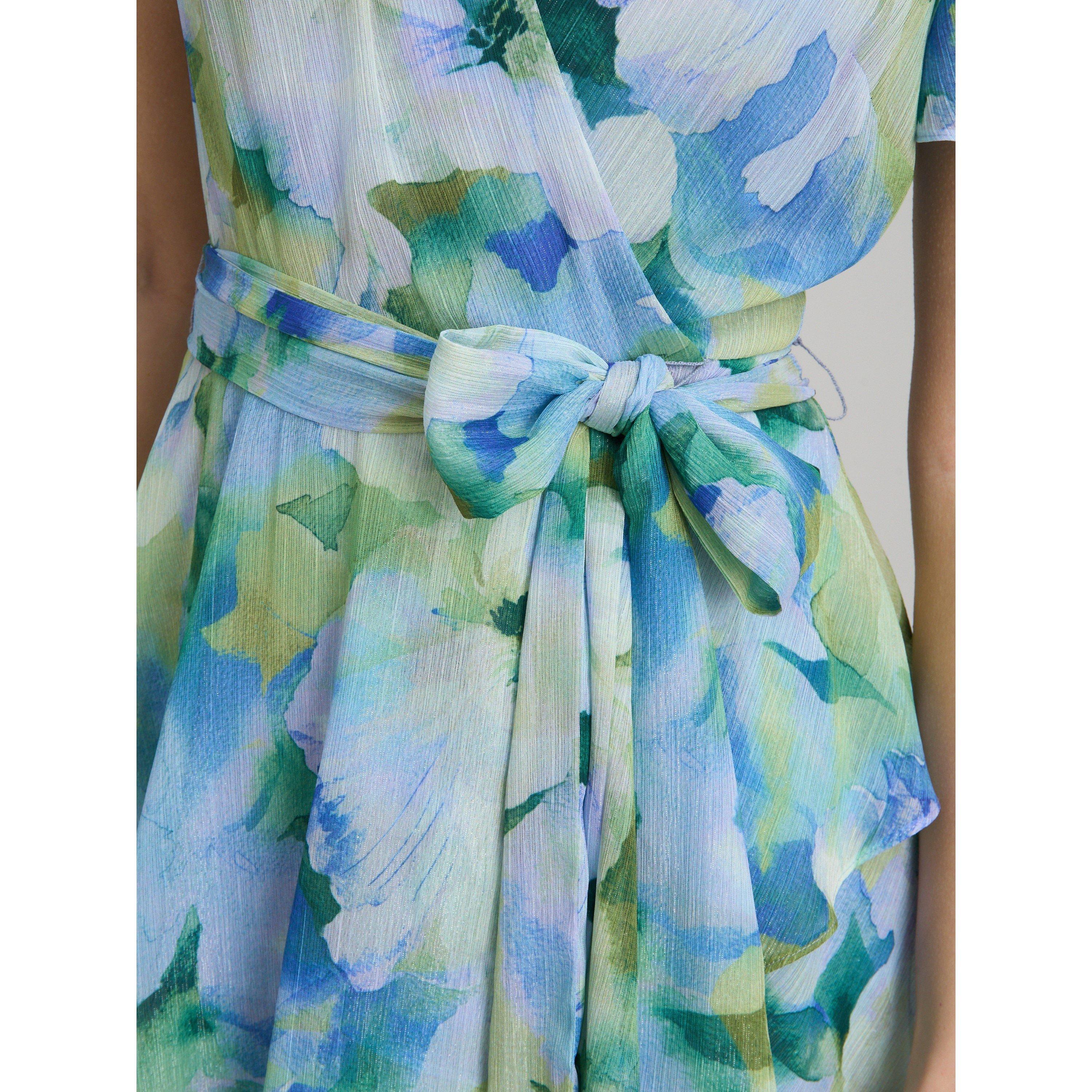 Multi - Gina Bacconi - Rihanna Tiered Maxi Dress - 4