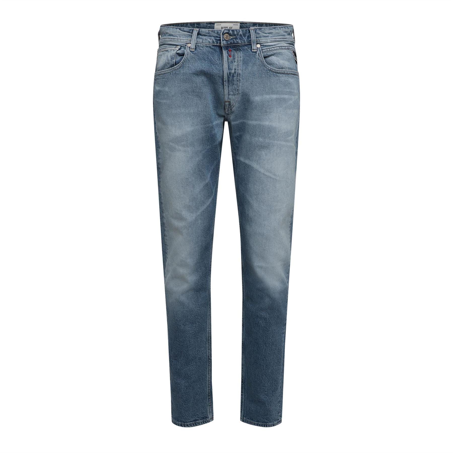 Blue - Replay - Grover Straight-Fit Jeans - 1
