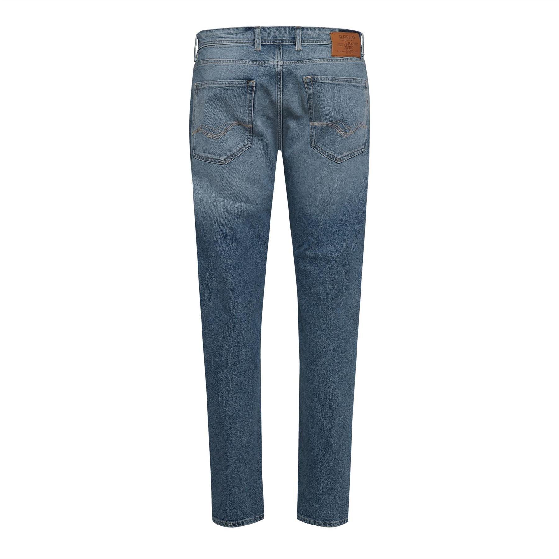 Blue - Replay - Grover Straight-Fit Jeans - 2